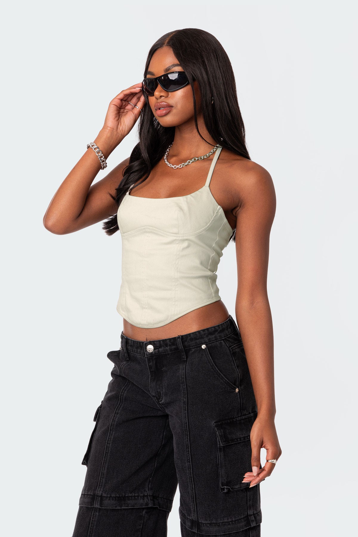 Emmeline Bustier Lace Up Corset - Image 3