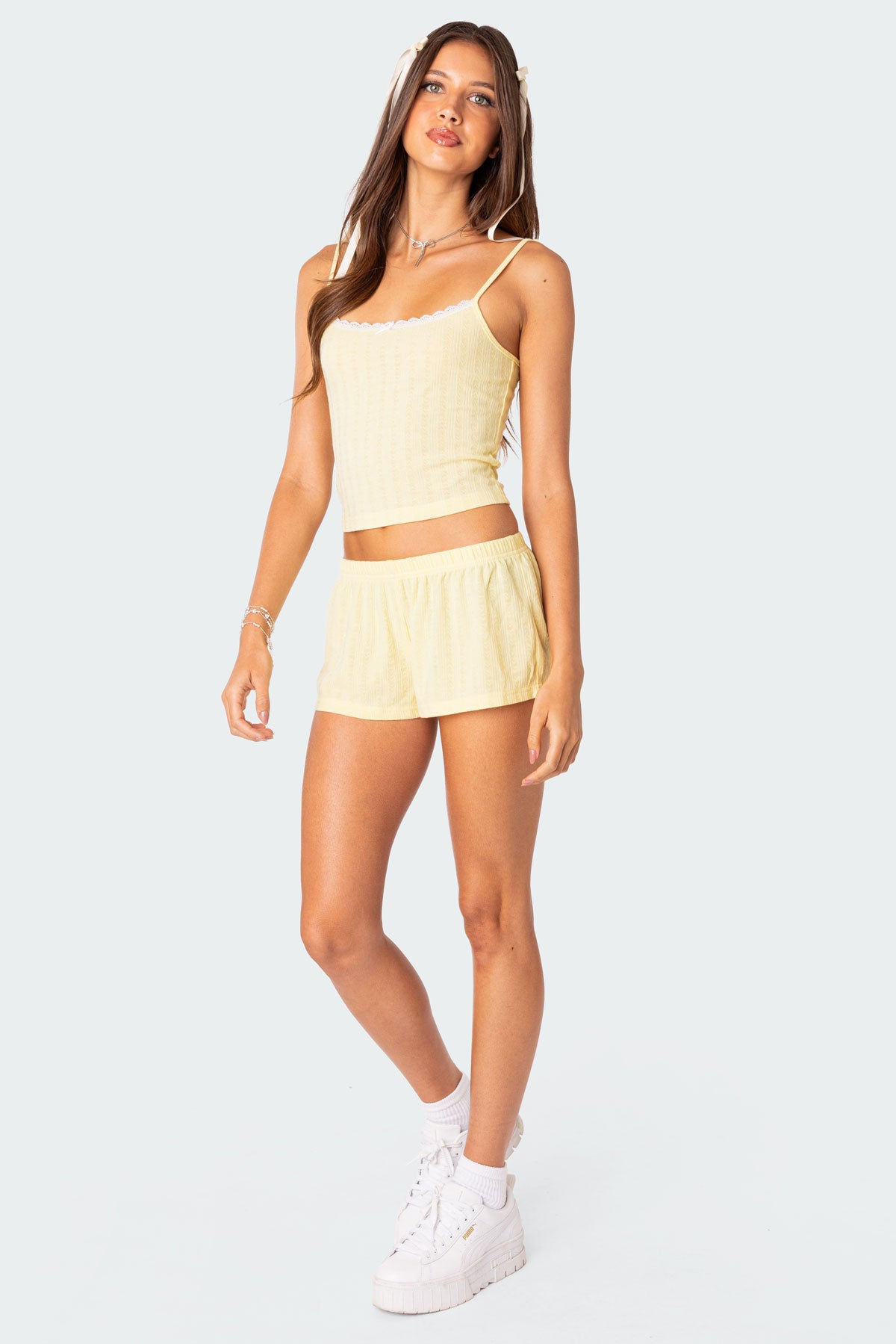 Irene Pointelle Tank Top - Image 4