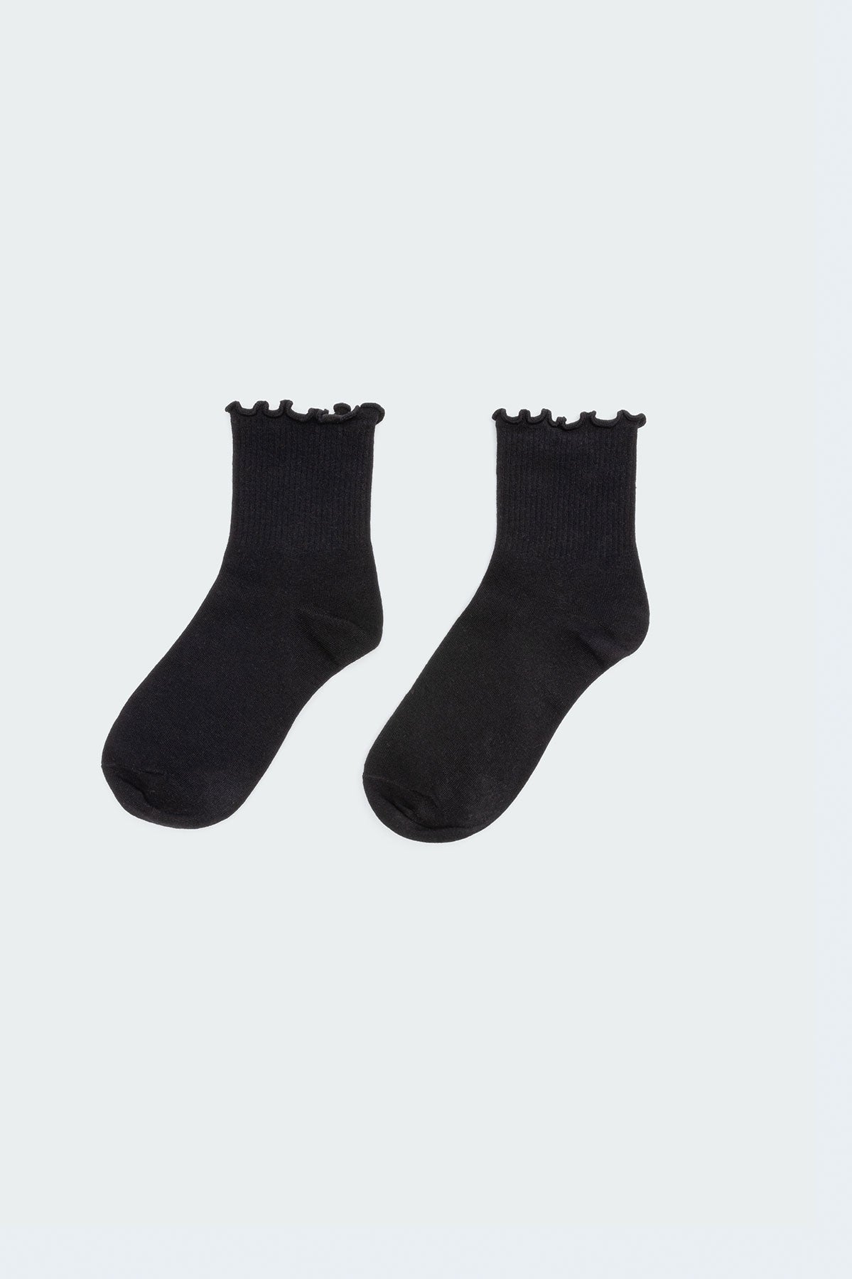 Frilled Hem Socks - Image 2