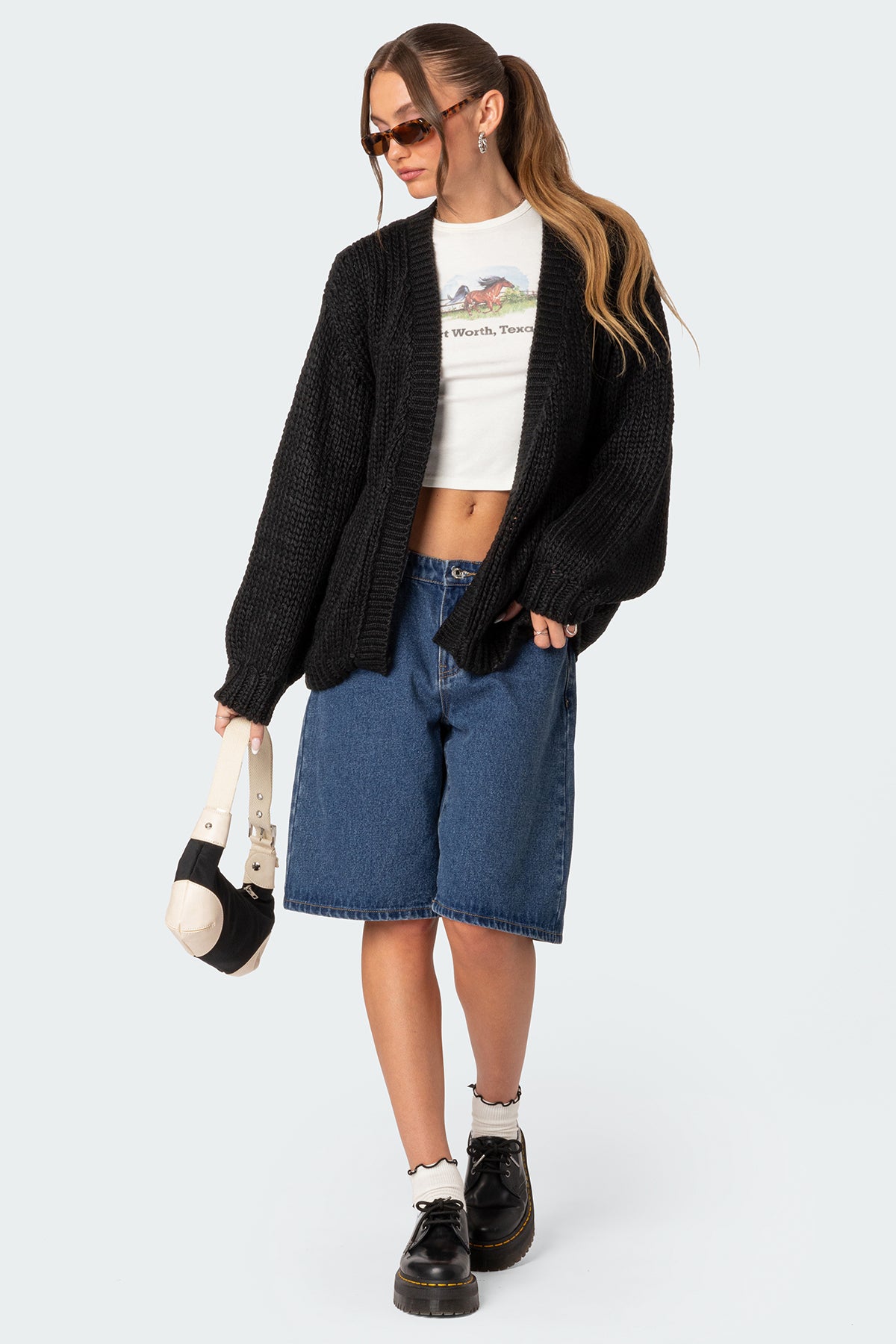 Anina Oversized Knit Cardigan - Image 5