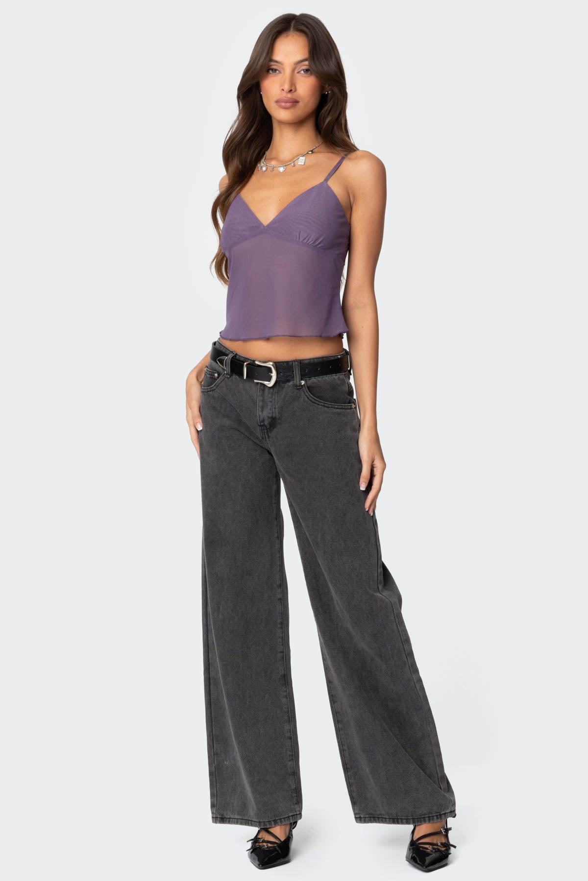 Serafina Sheer Mesh Tank Top - Image 4