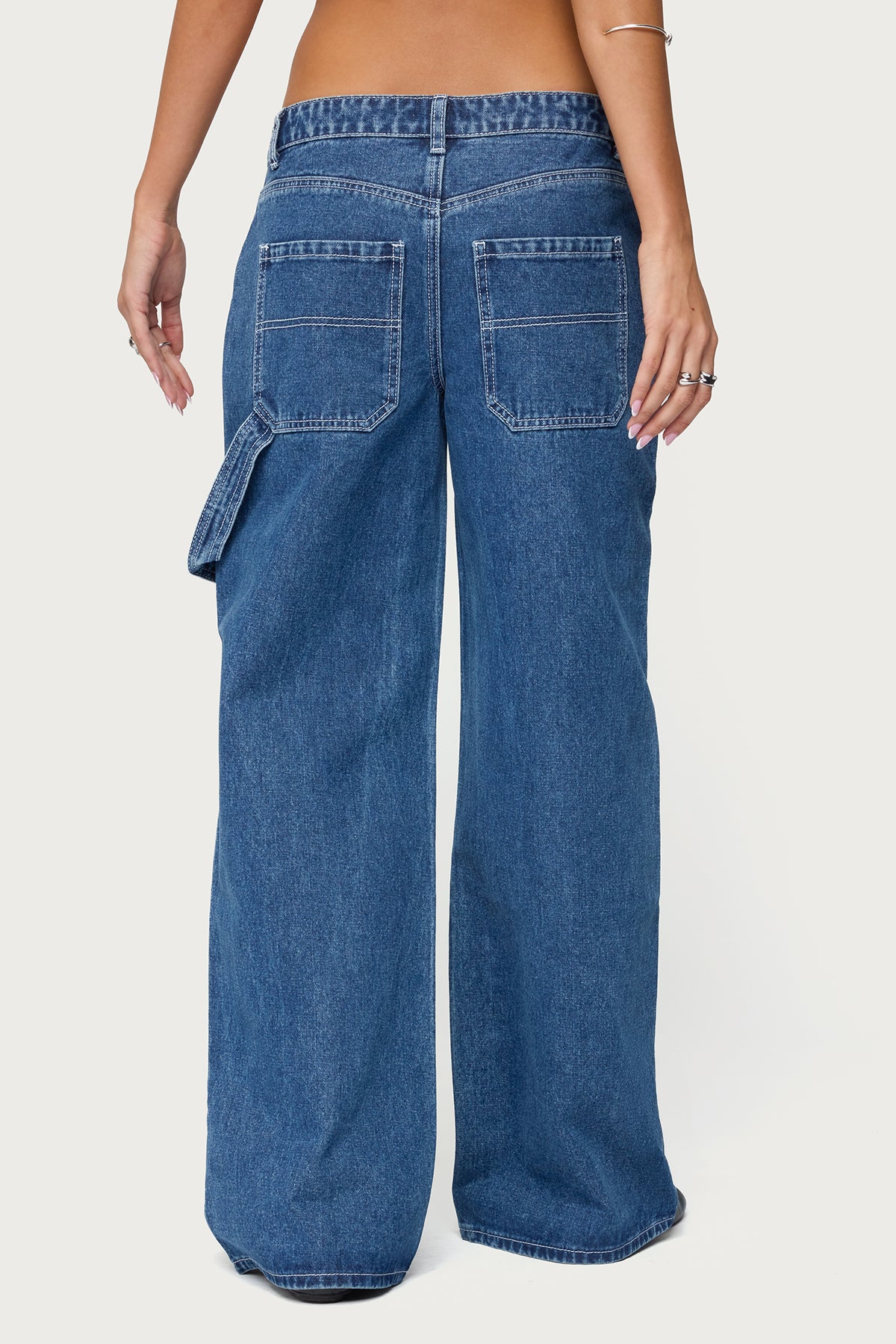 Connie Low Rise Baggy Carpenter Jeans - Image 5