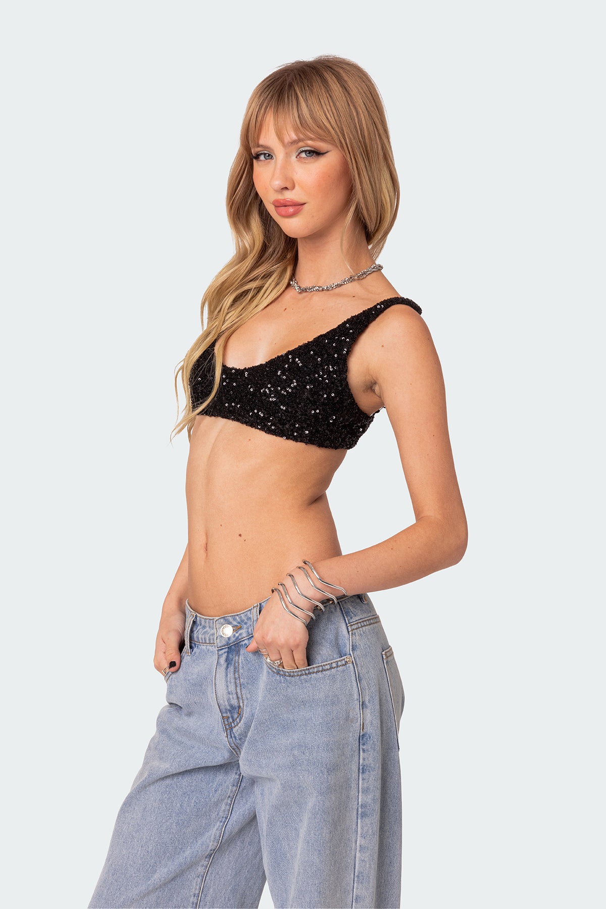 Oolala Sequin Bra Top - Image 3