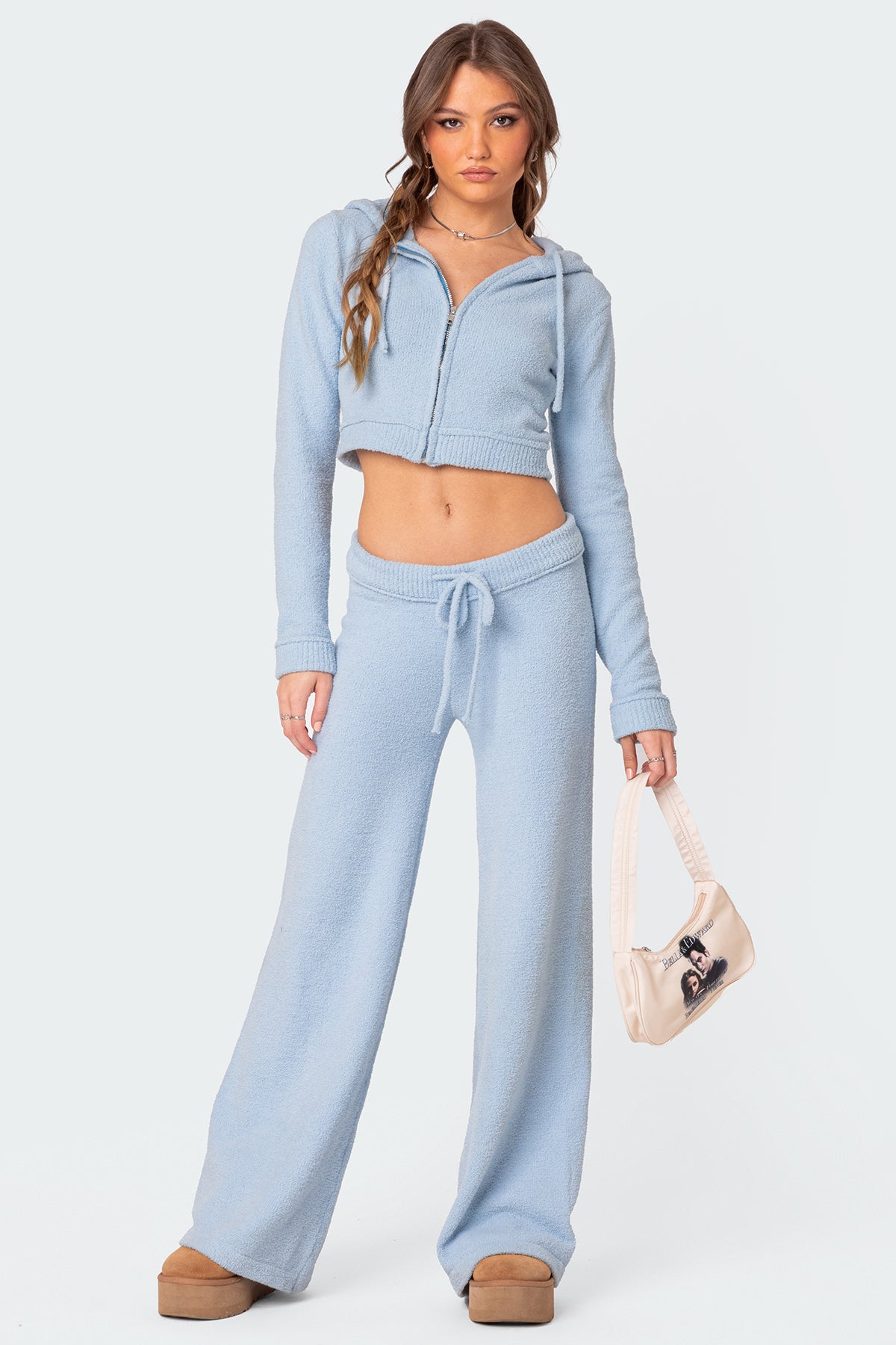 Plush Super Soft Hooded Cardigan - Image 2