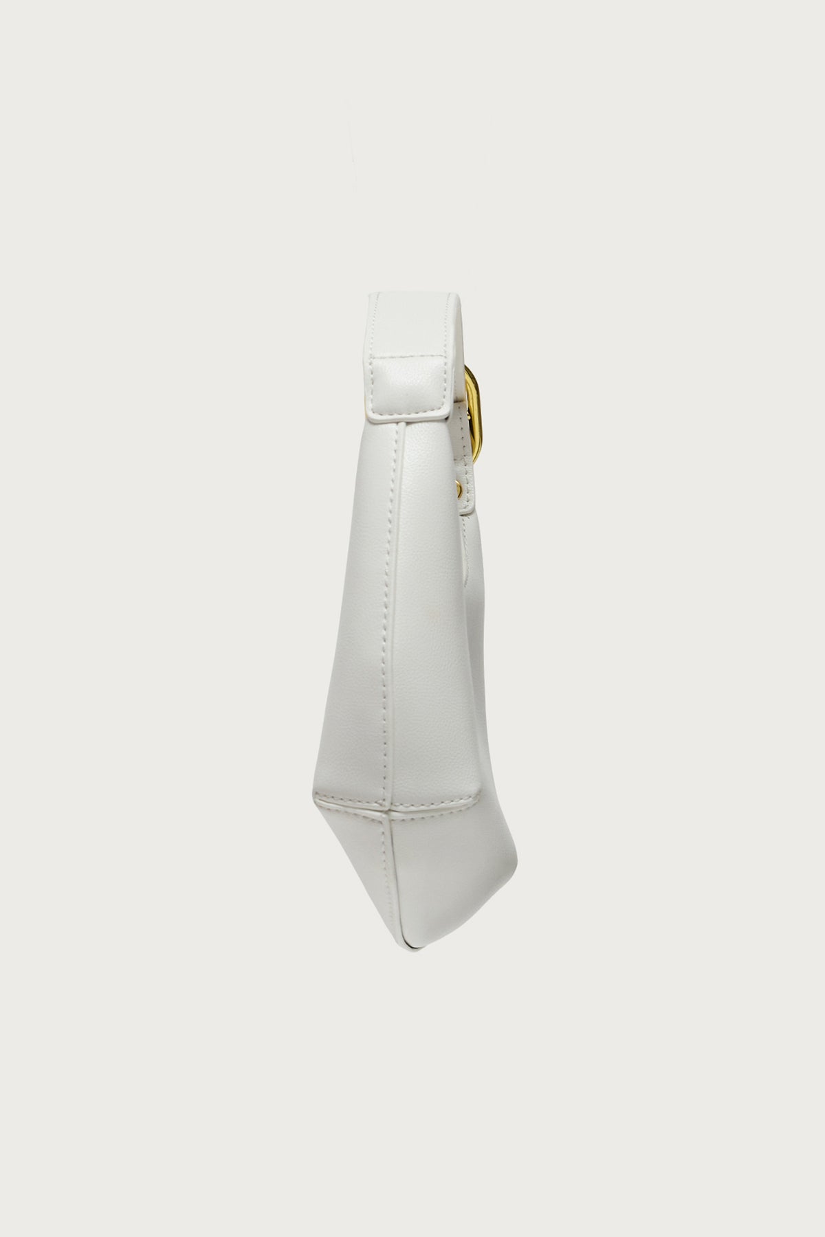 Buckle Strap Faux Leather Bag - Image 4