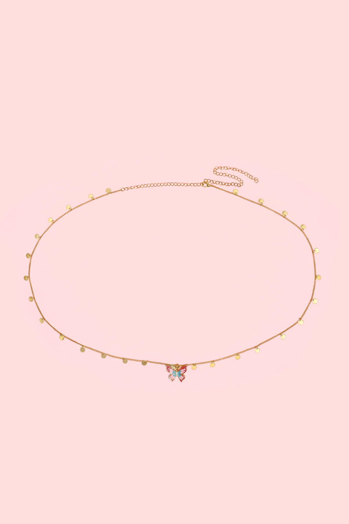 Barbie™ Butterfly Sequin Belly Chain - Image 2