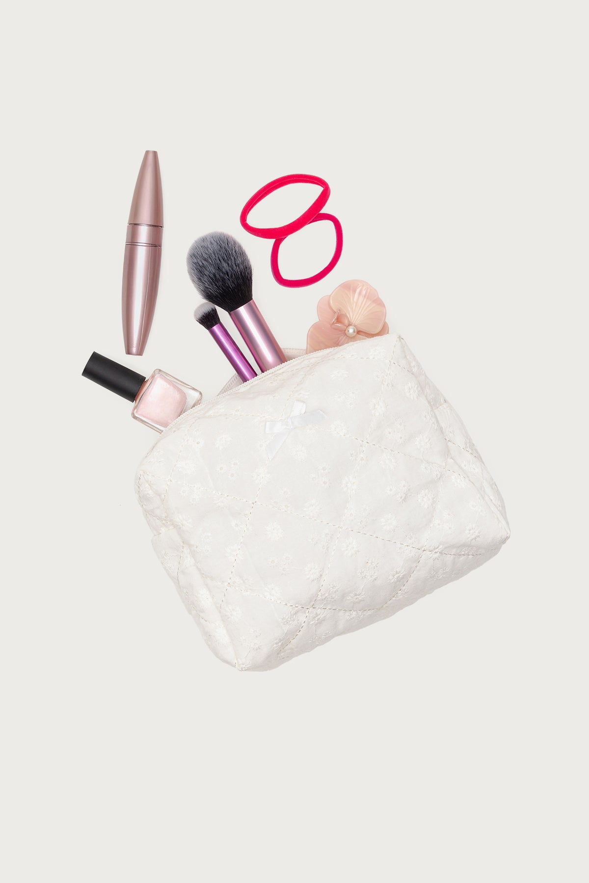 Eyelet Makeup Pouch Bag - Image 3