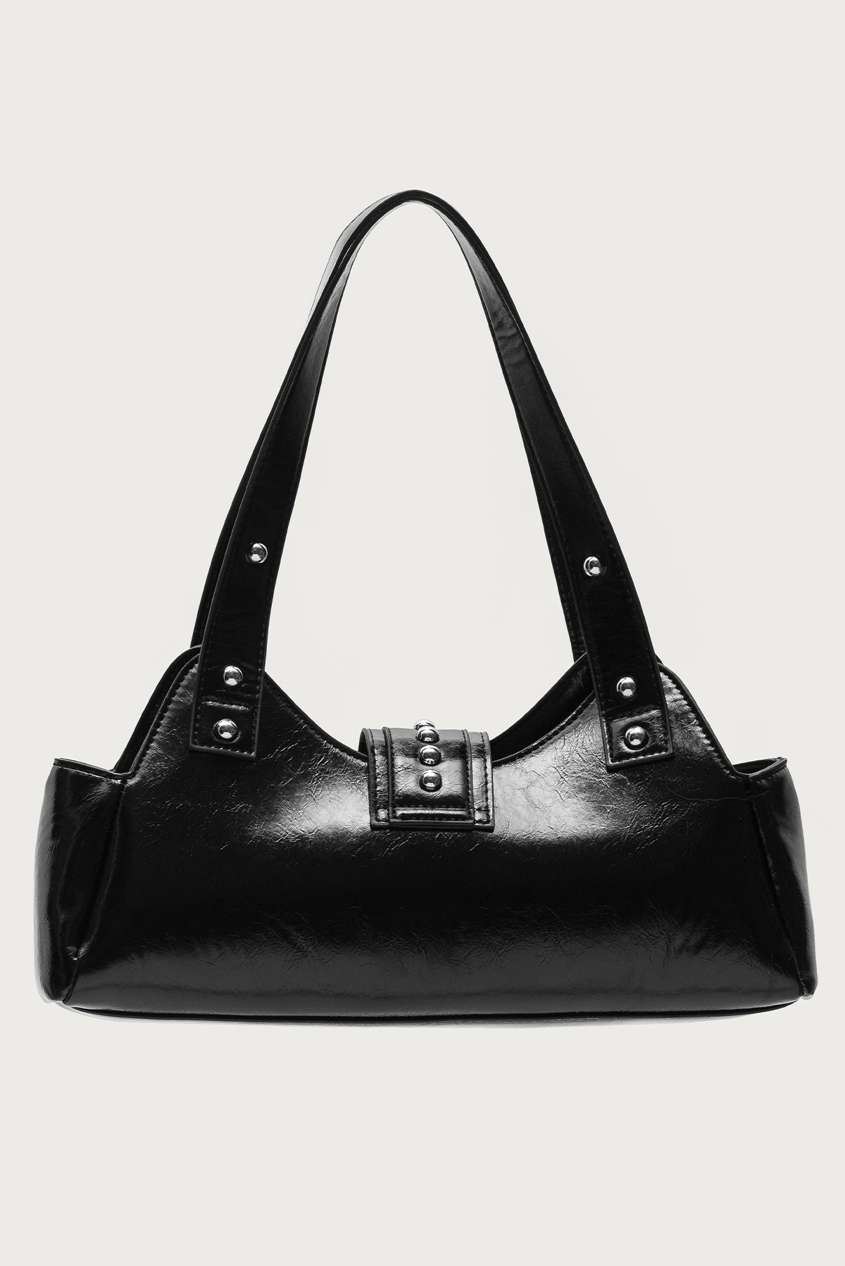 Studded Faux Leather Bag - Image 3
