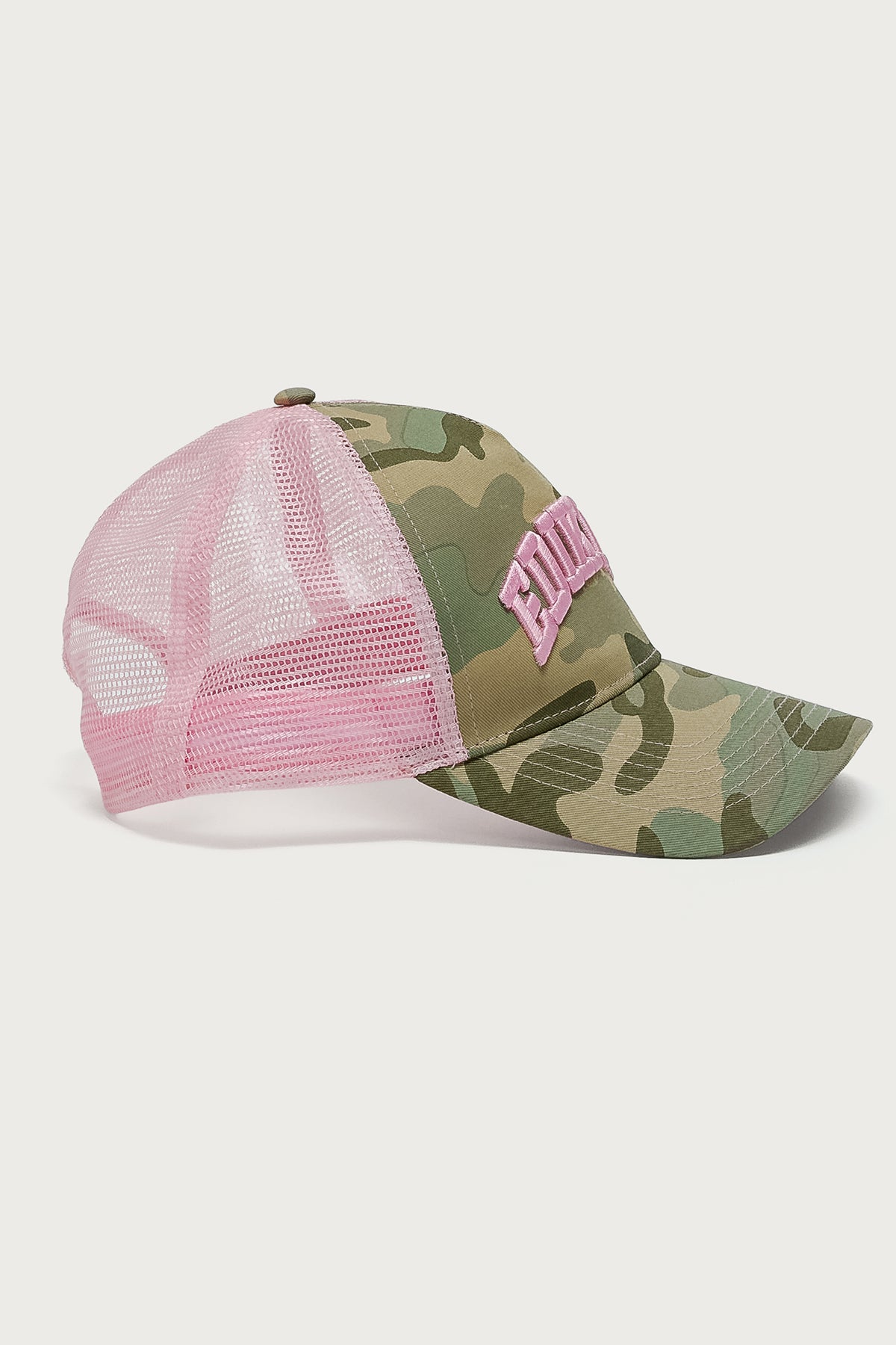Edikted Core Camo Trucker Hat - Image 3