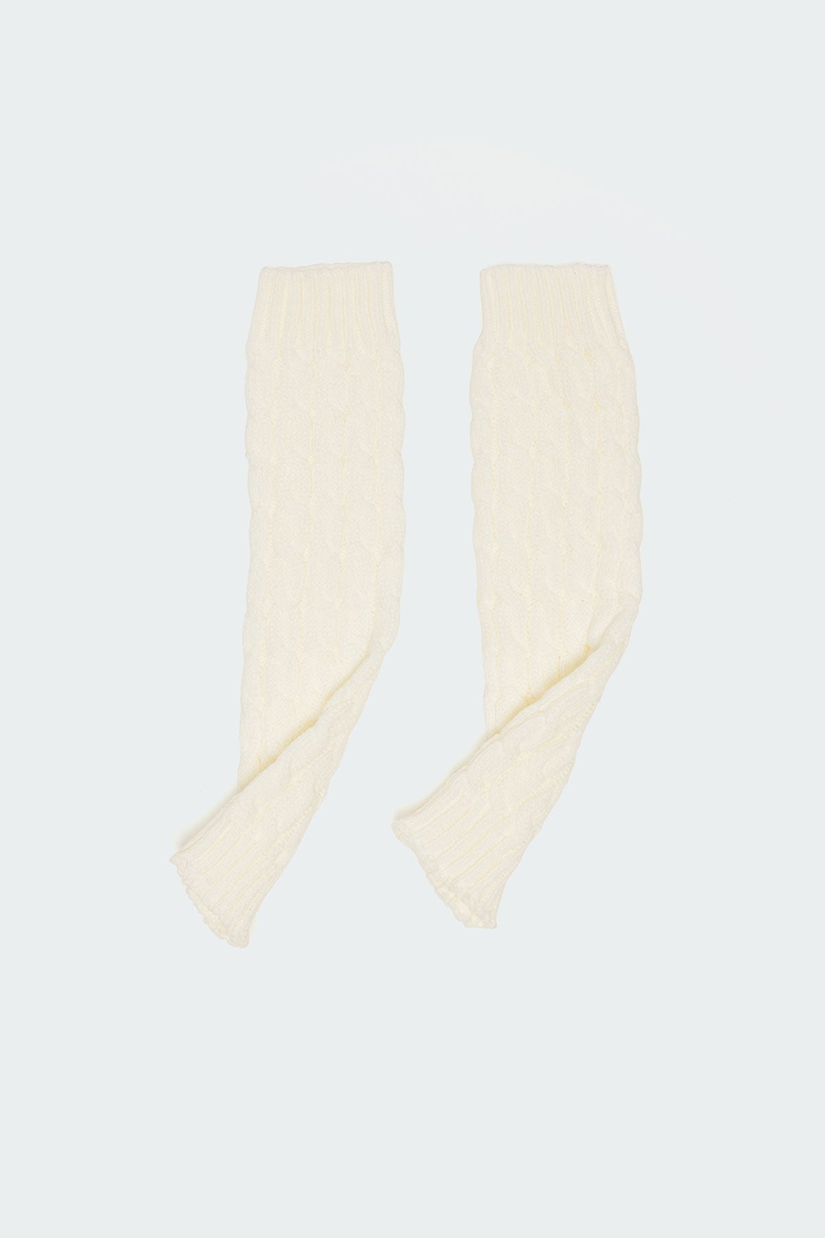 Cable Knit Leg Warmers - Image 4