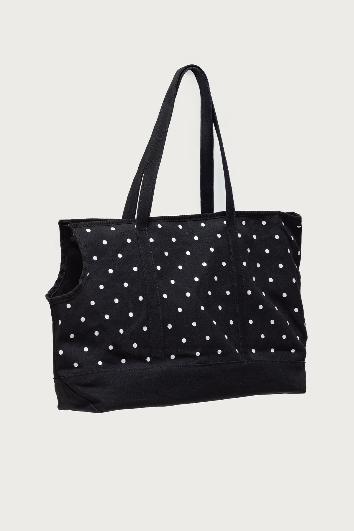 Polka Dot Pet Carrier Tote Bag - Image 5