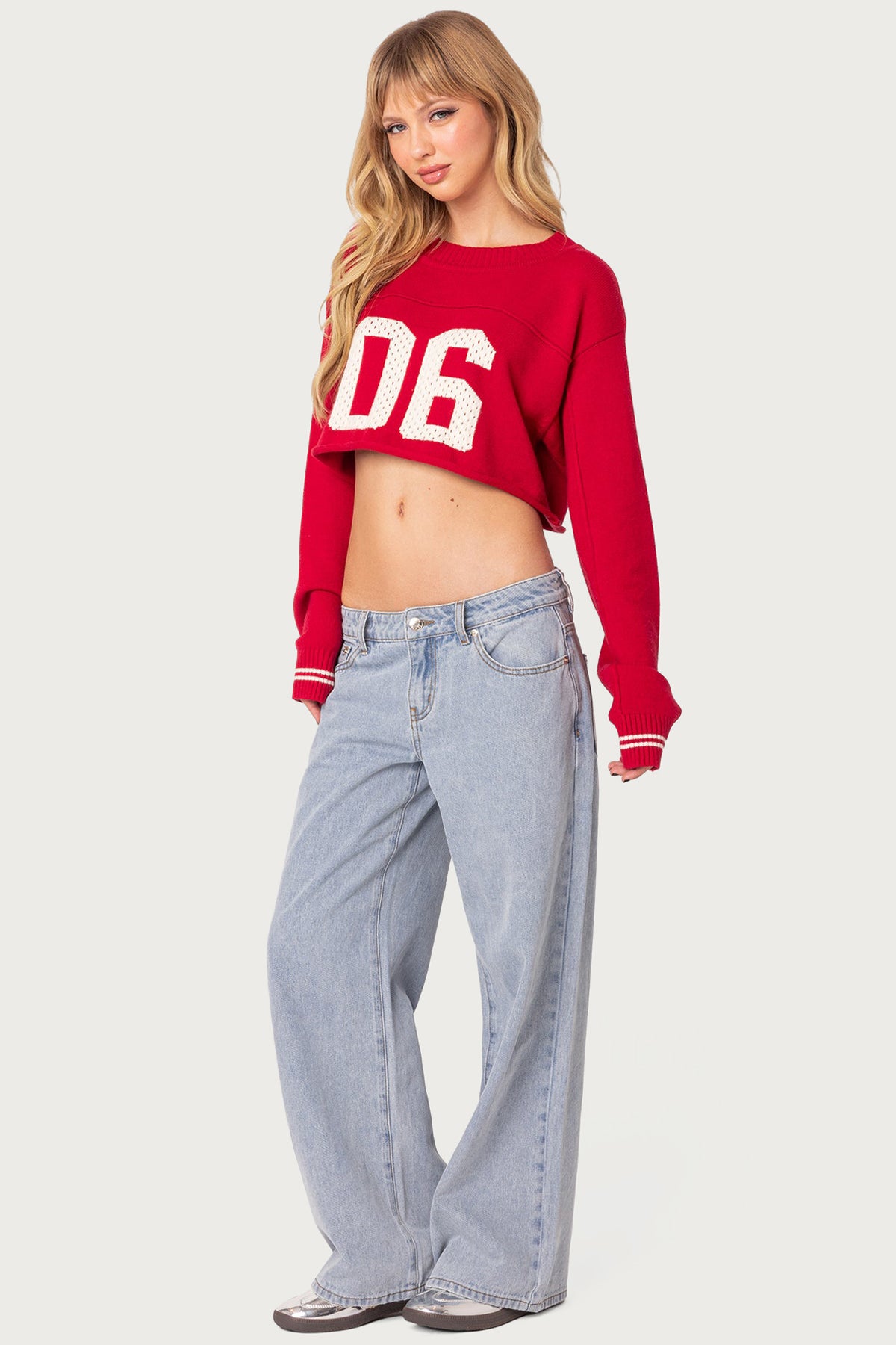 Petite Raelynn Washed Low Rise Baggy Jeans - Image 5