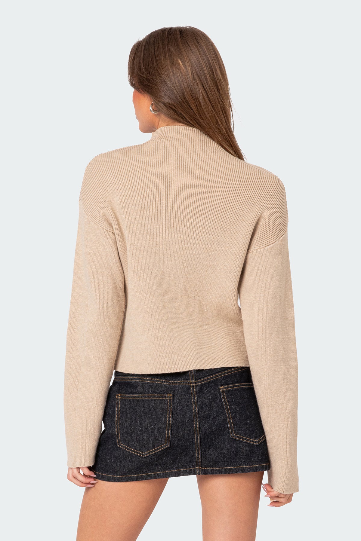 Kimberly Mock Neck Sweater - Image 4