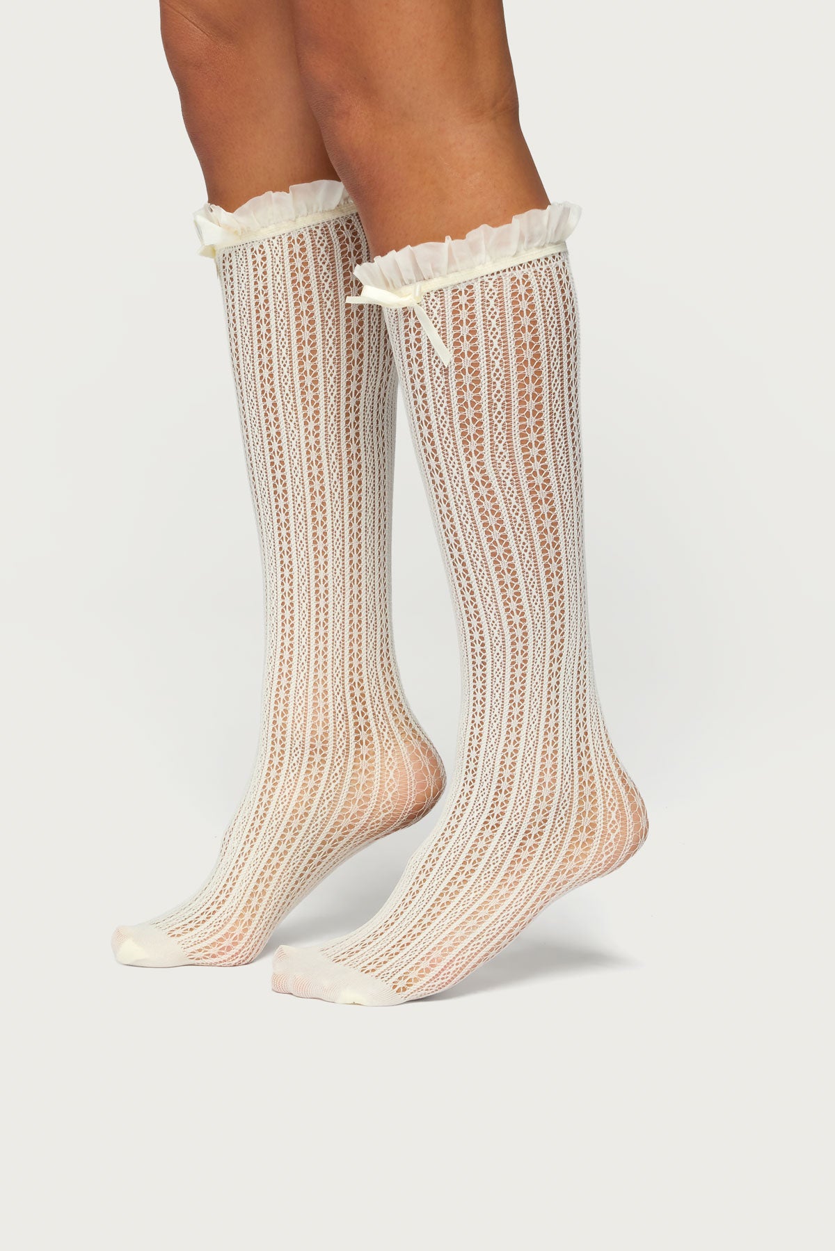 Sheer Lace Socks - Image 3