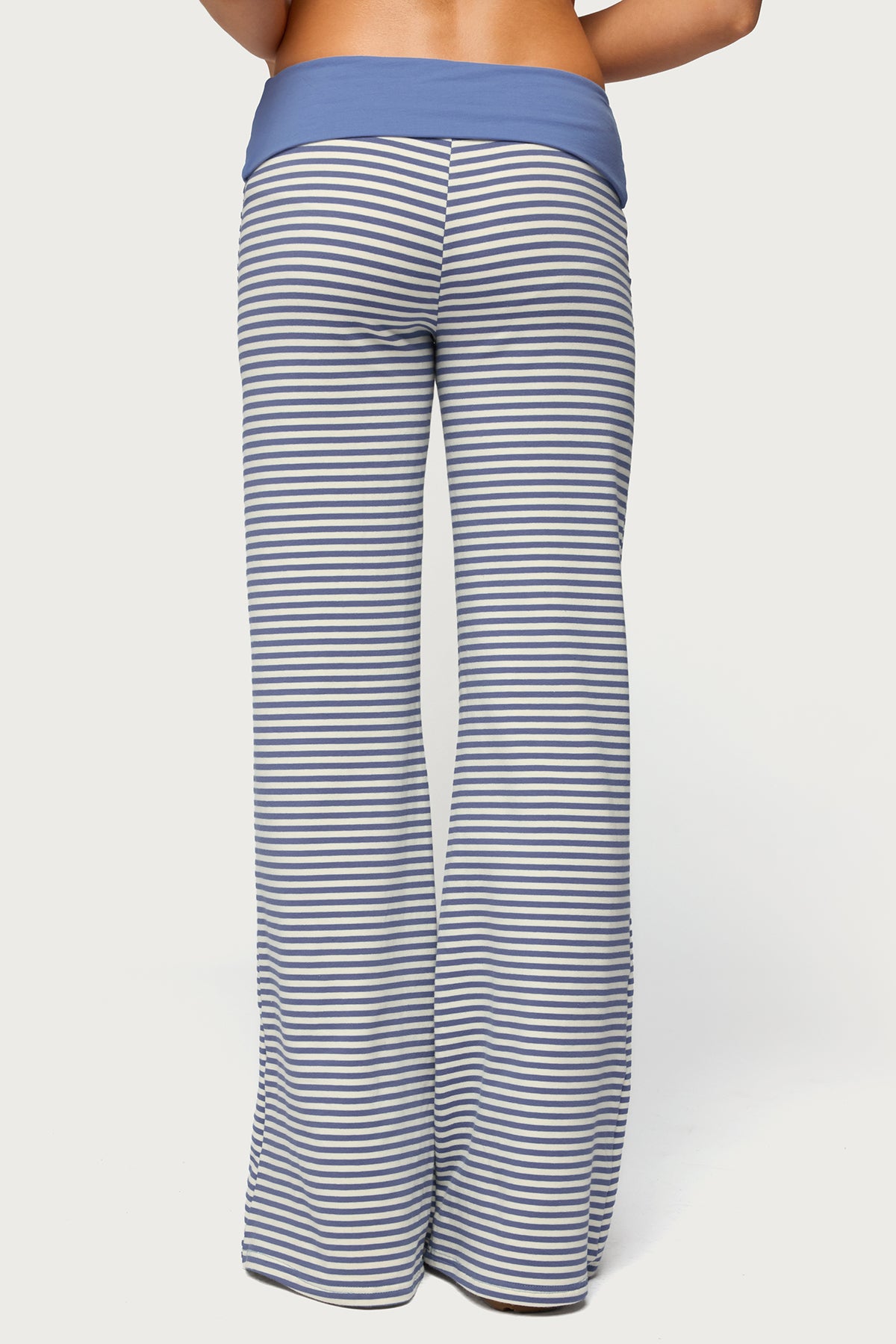 Meggy Striped Foldover Pants - Image 5