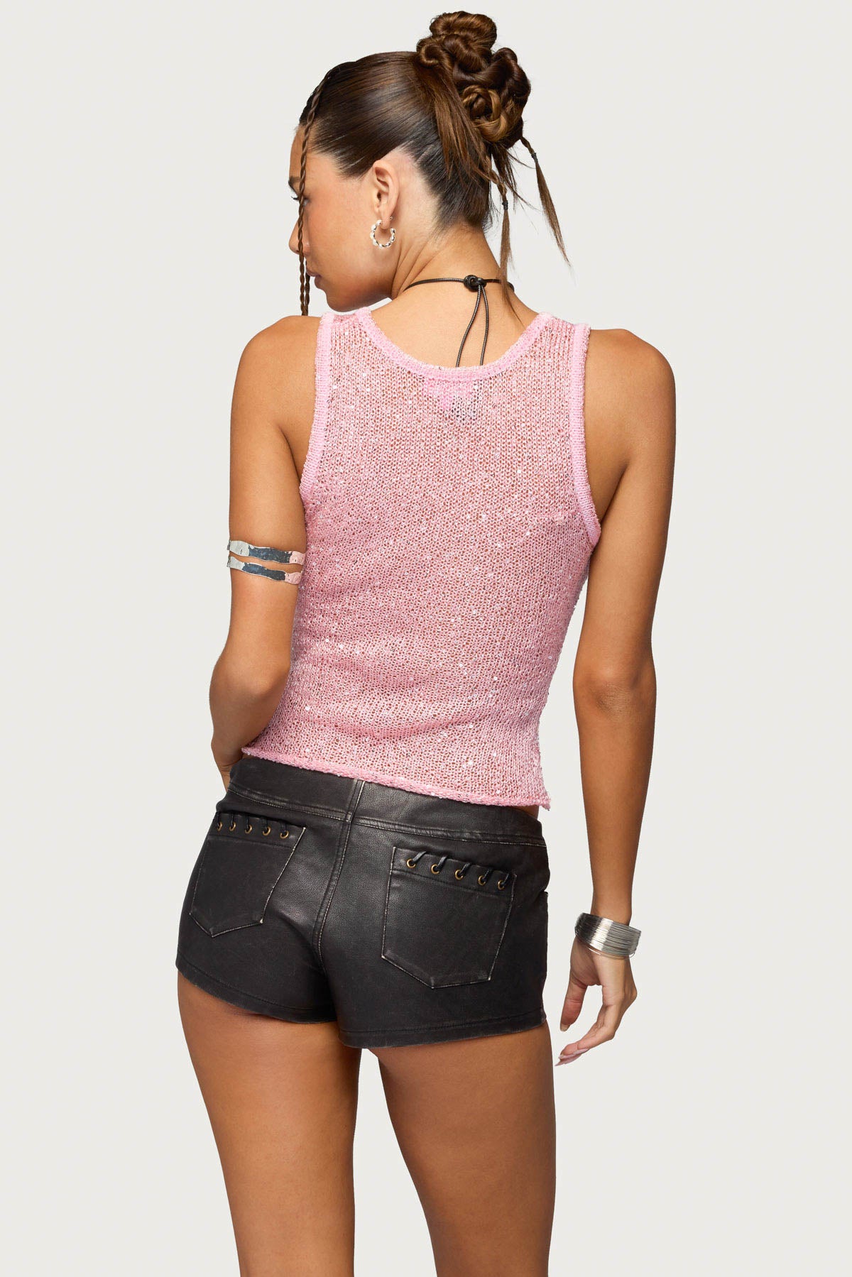 Eleora Sequin Knit Tank Top - Image 6