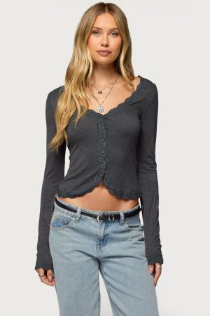 Gayle Lacey Button Up Top