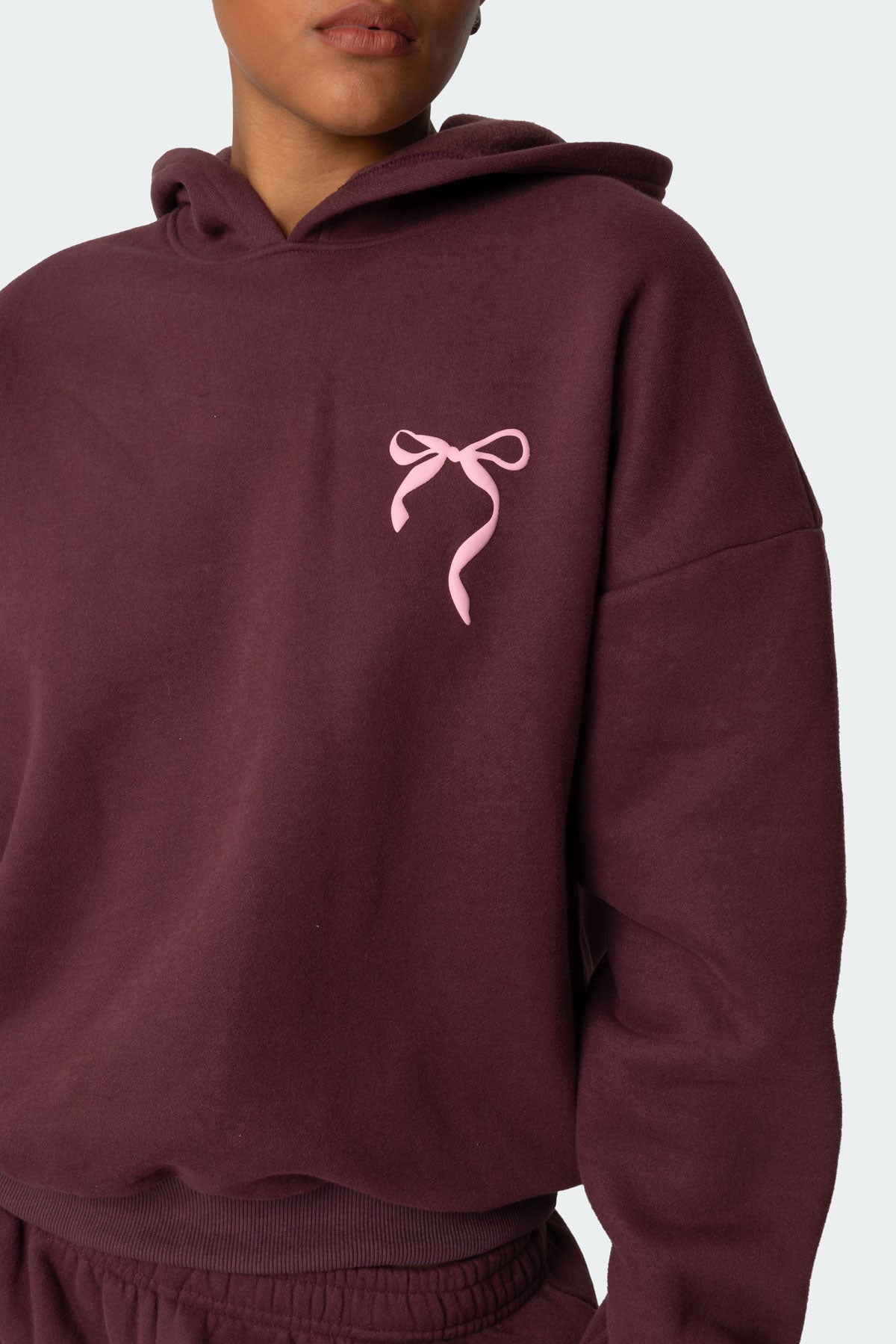 Sasha Bow Detail Hoodie - Image 3