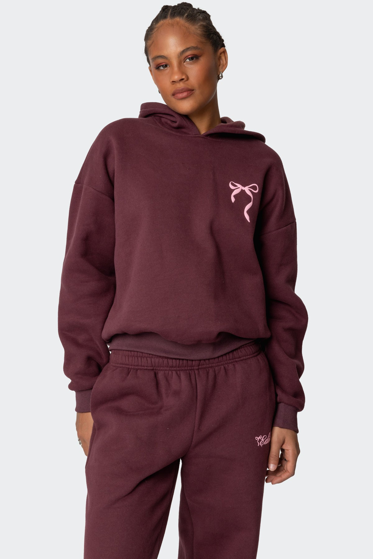 Sasha Bow Detail Hoodie - Image 2