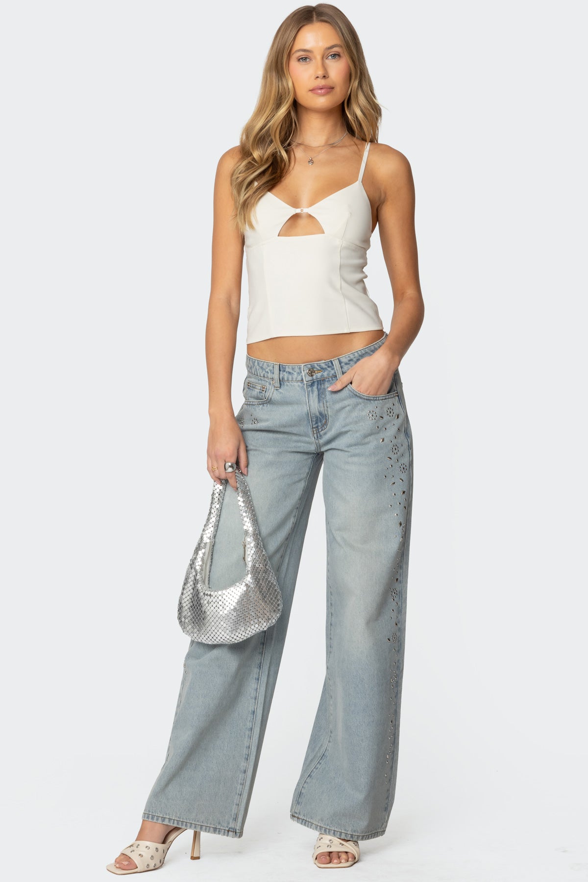 Liana Cut Out Tank Top - Image 2