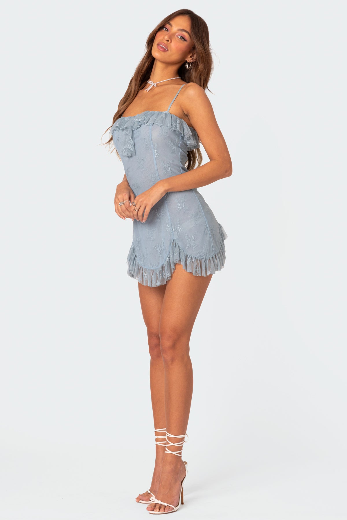 Fairy Girl Lace Mini Dress - Image 4