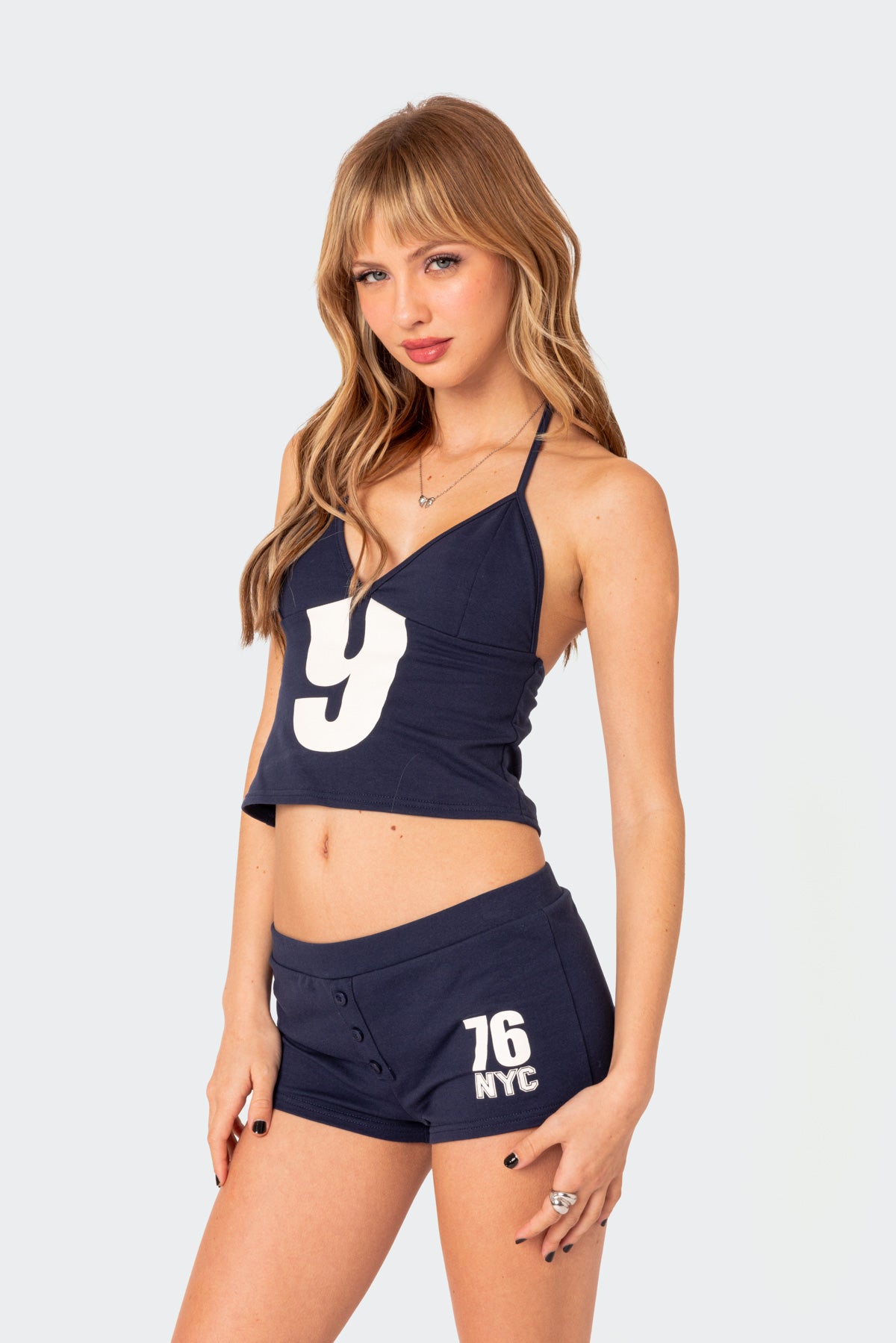 Jordan V Neck Halter Top - Image 3