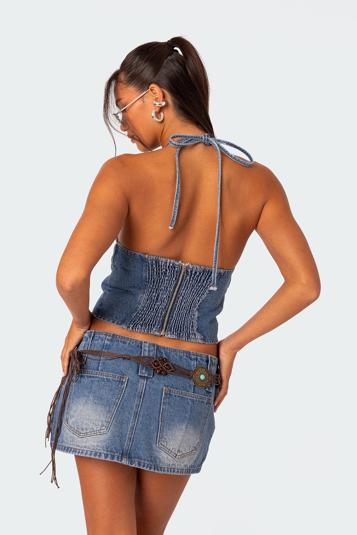 Wanona Denim Halter Top - Image 5