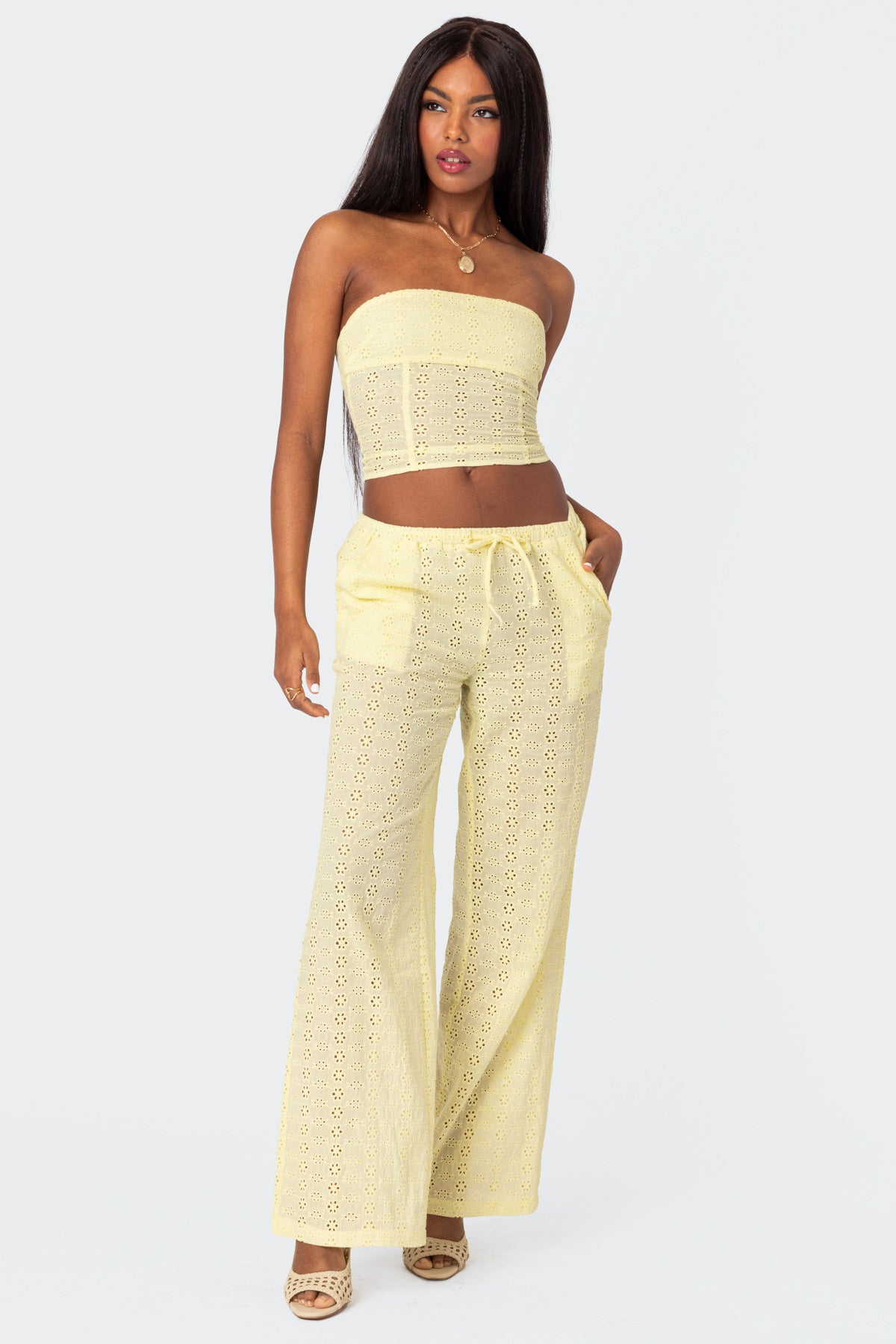 Lemon Lacey Cotton Corset - Image 5