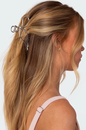 Metal Bow Hair Clip