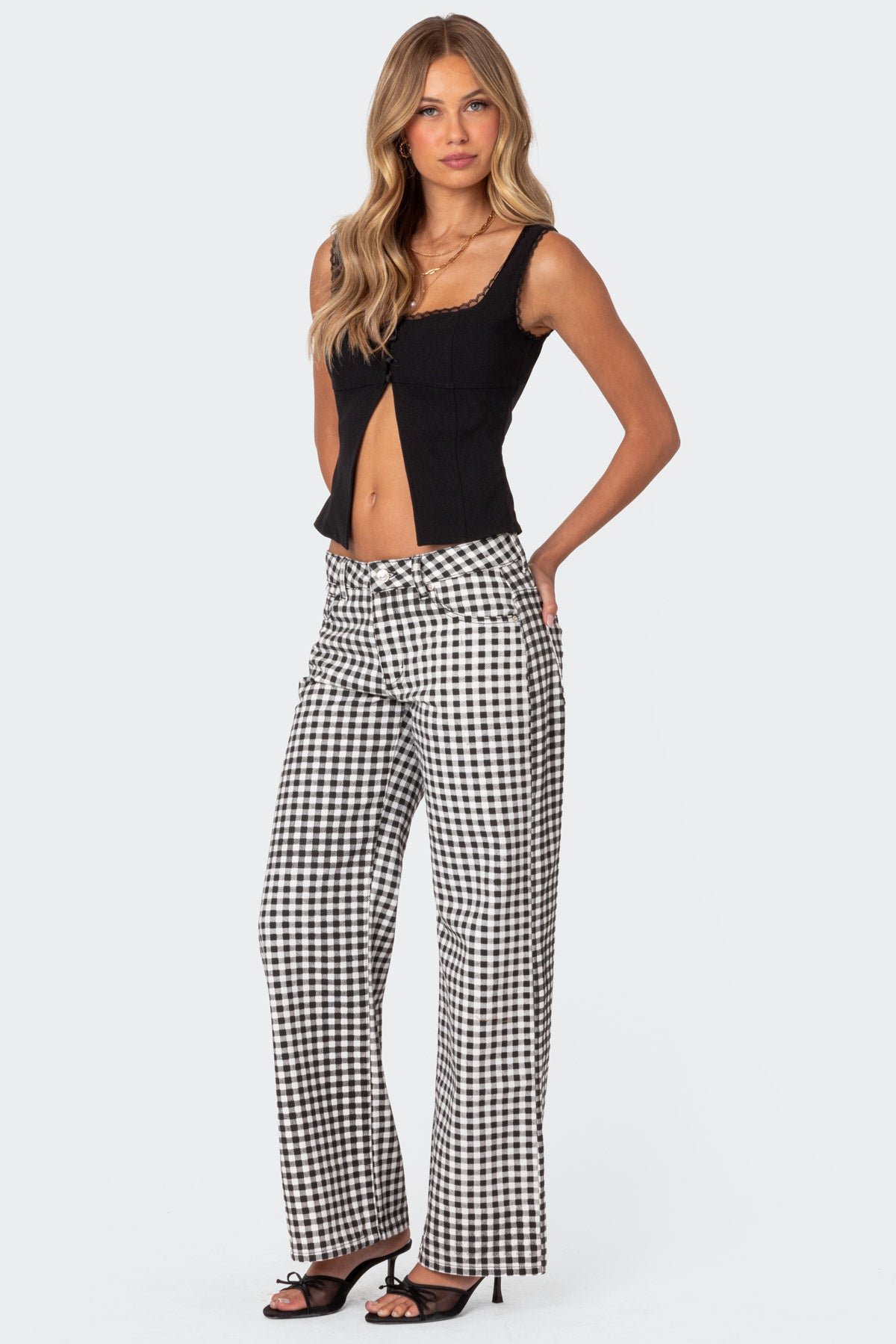 Odette Split Front Tailored Top - Image 3