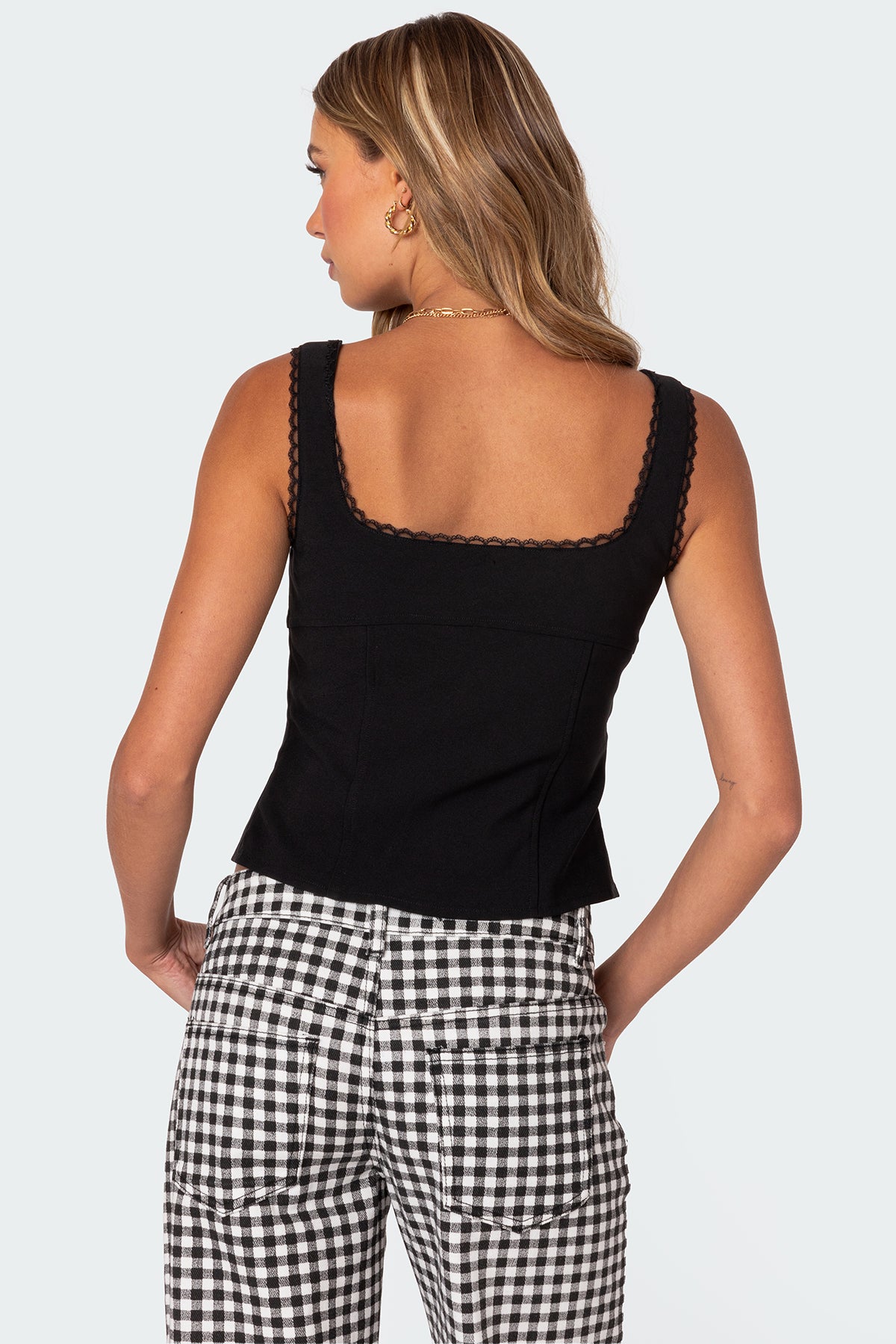 Odette Split Front Tailored Top - Image 5