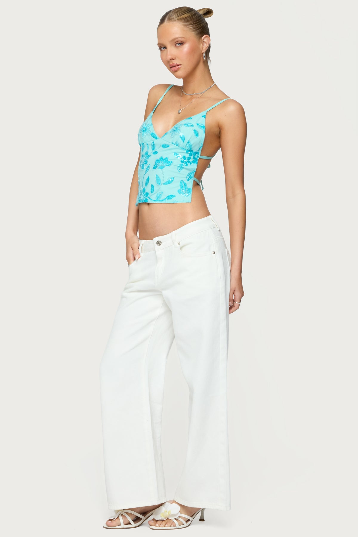 Petite Roman Low Rise Baggy Jeans - Image 3