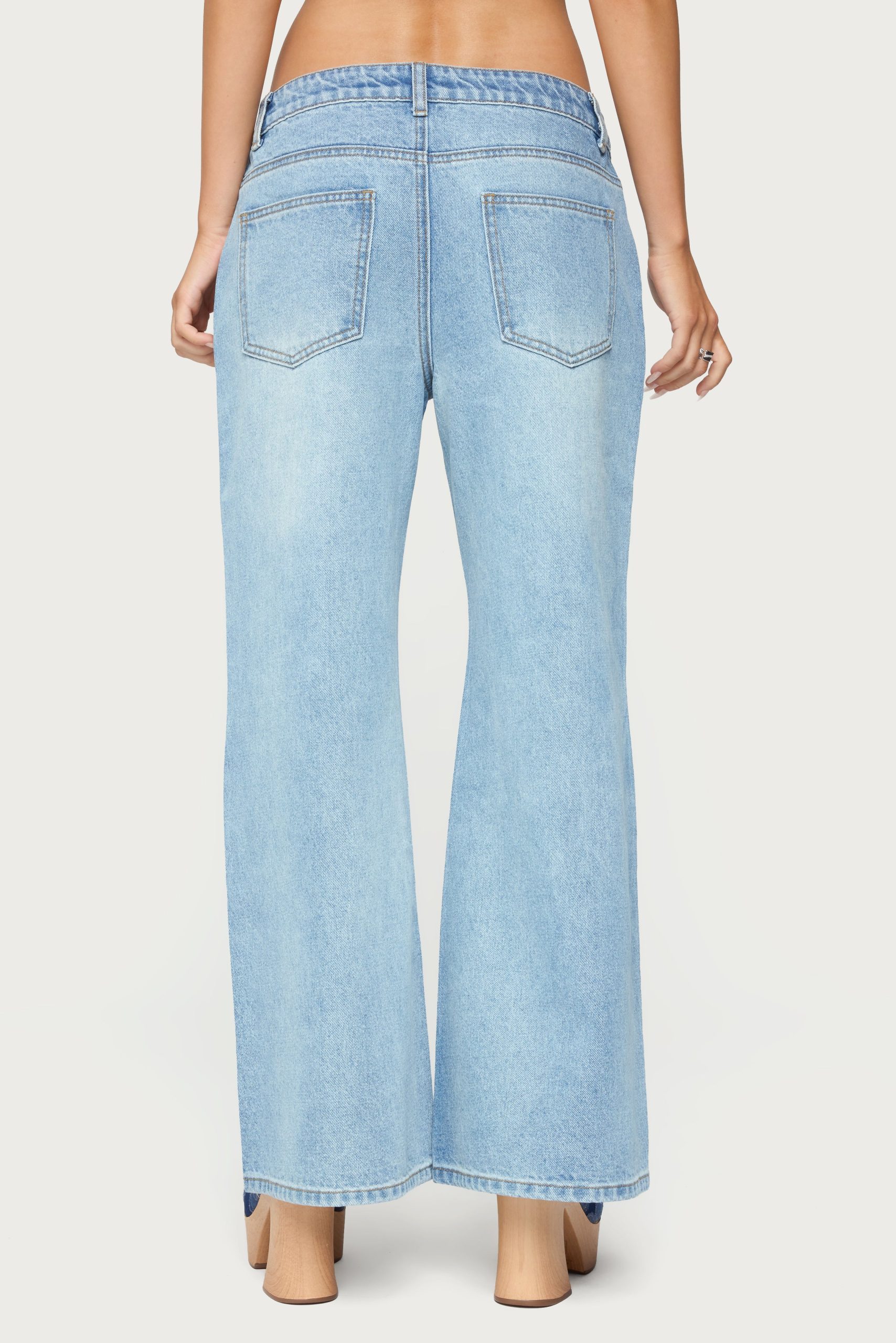 Petite Low Rise Bootcut Jeans - Image 5