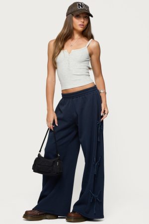 Claudette Baggy Ribbon Sweatpants