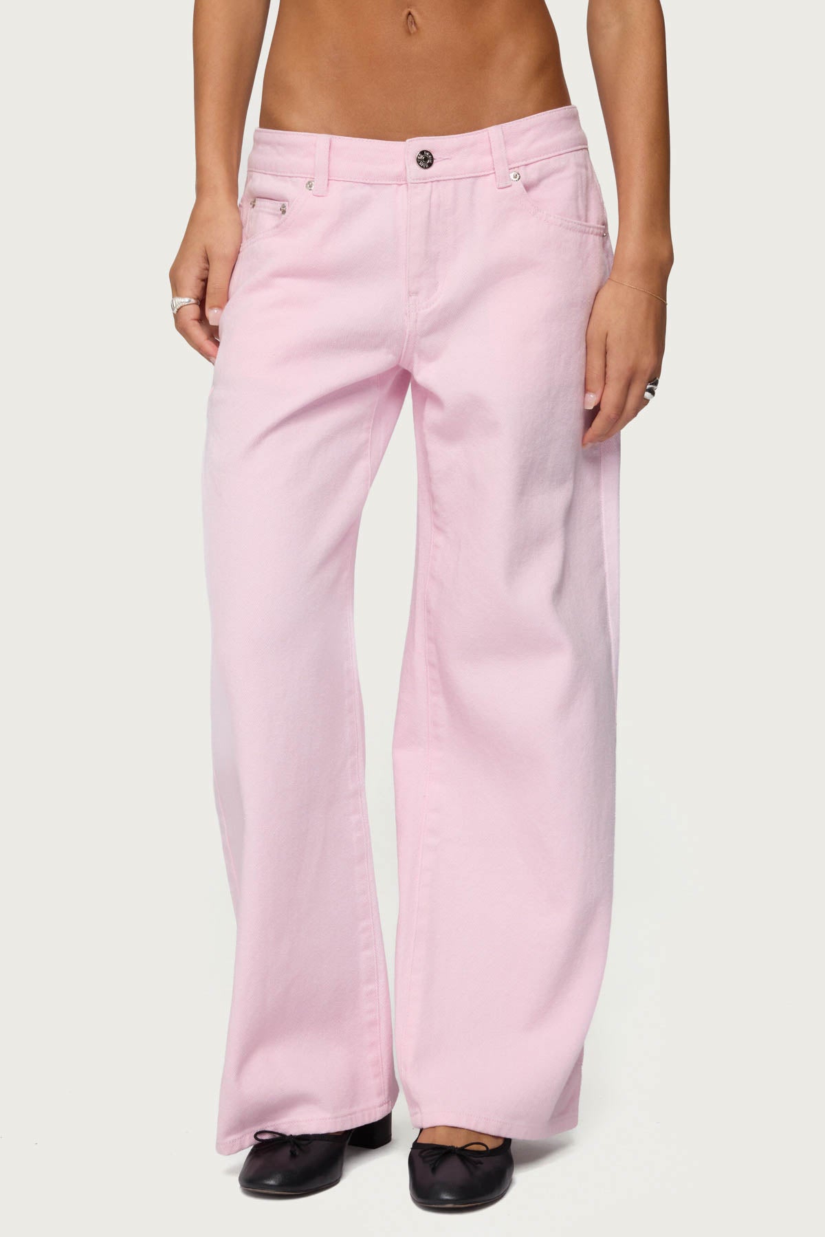 Petite Roman Low Rise Baggy Jeans - Image 2