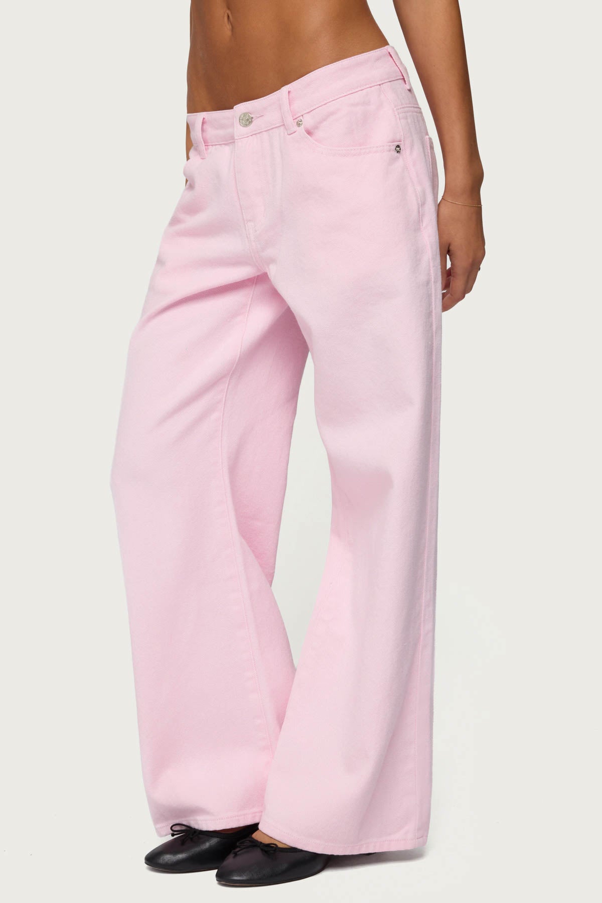 Petite Roman Low Rise Baggy Jeans - Image 3
