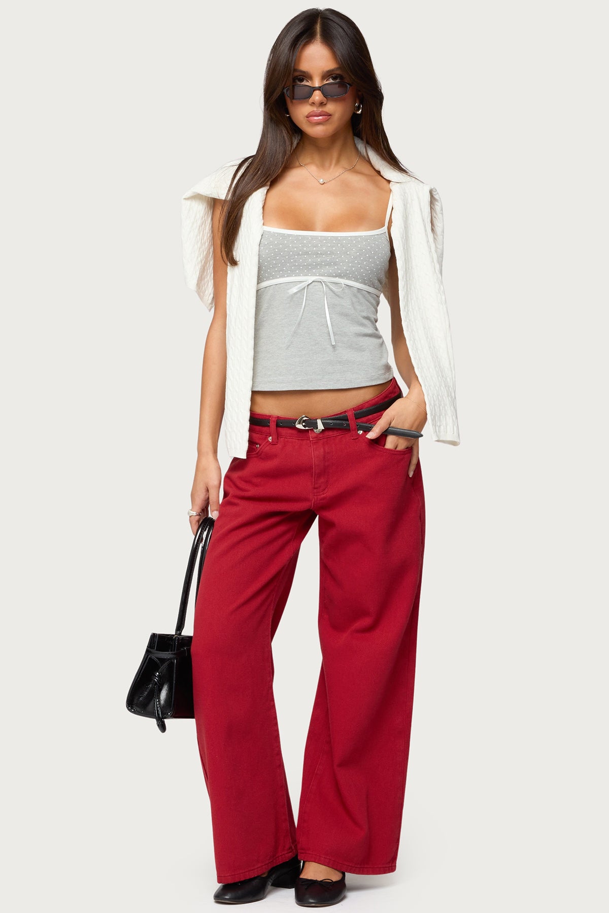 Petite Roman Low Rise Baggy Jeans