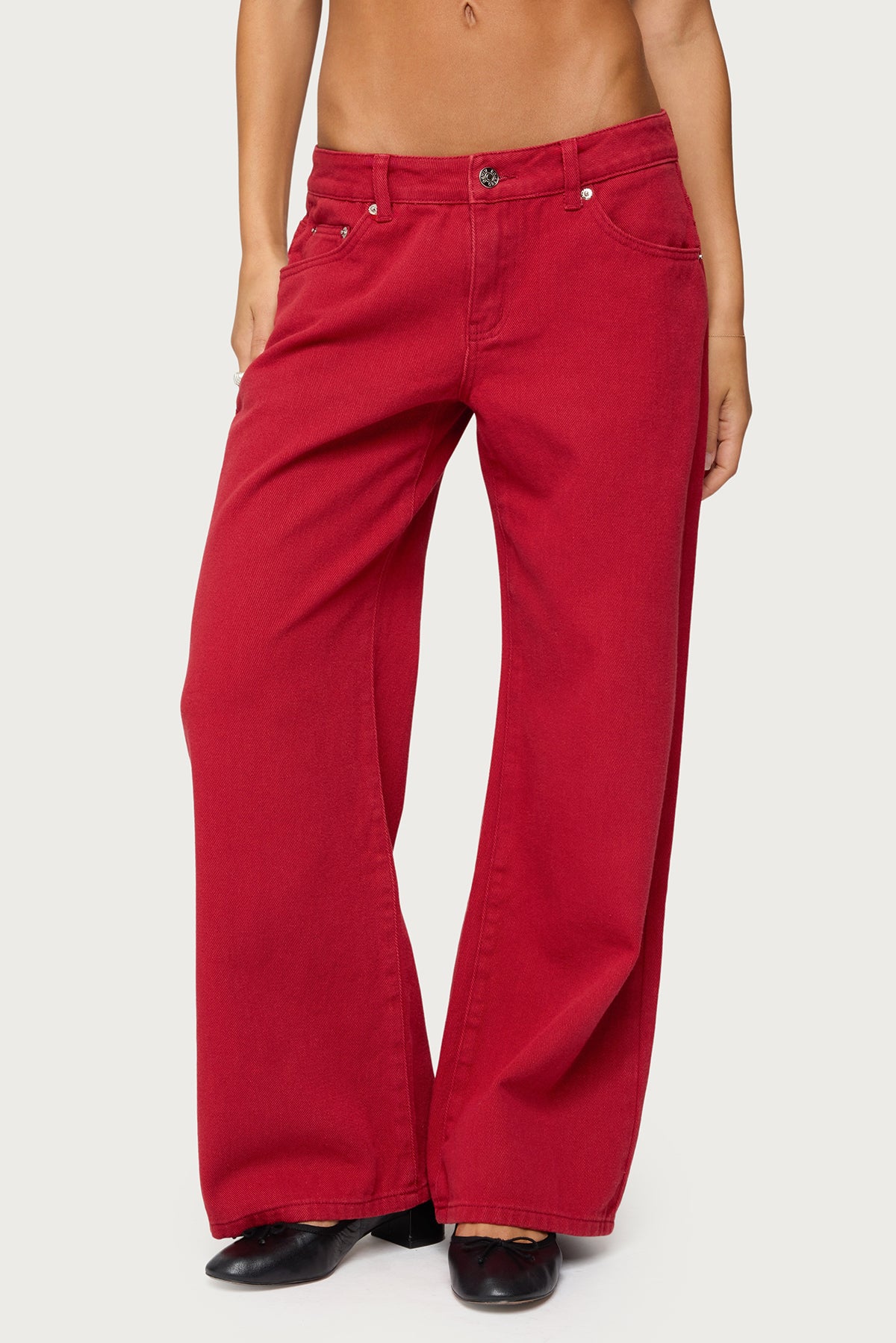 Petite Roman Low Rise Baggy Jeans - Image 2