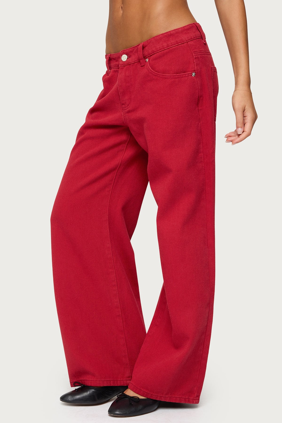 Petite Roman Low Rise Baggy Jeans - Image 3