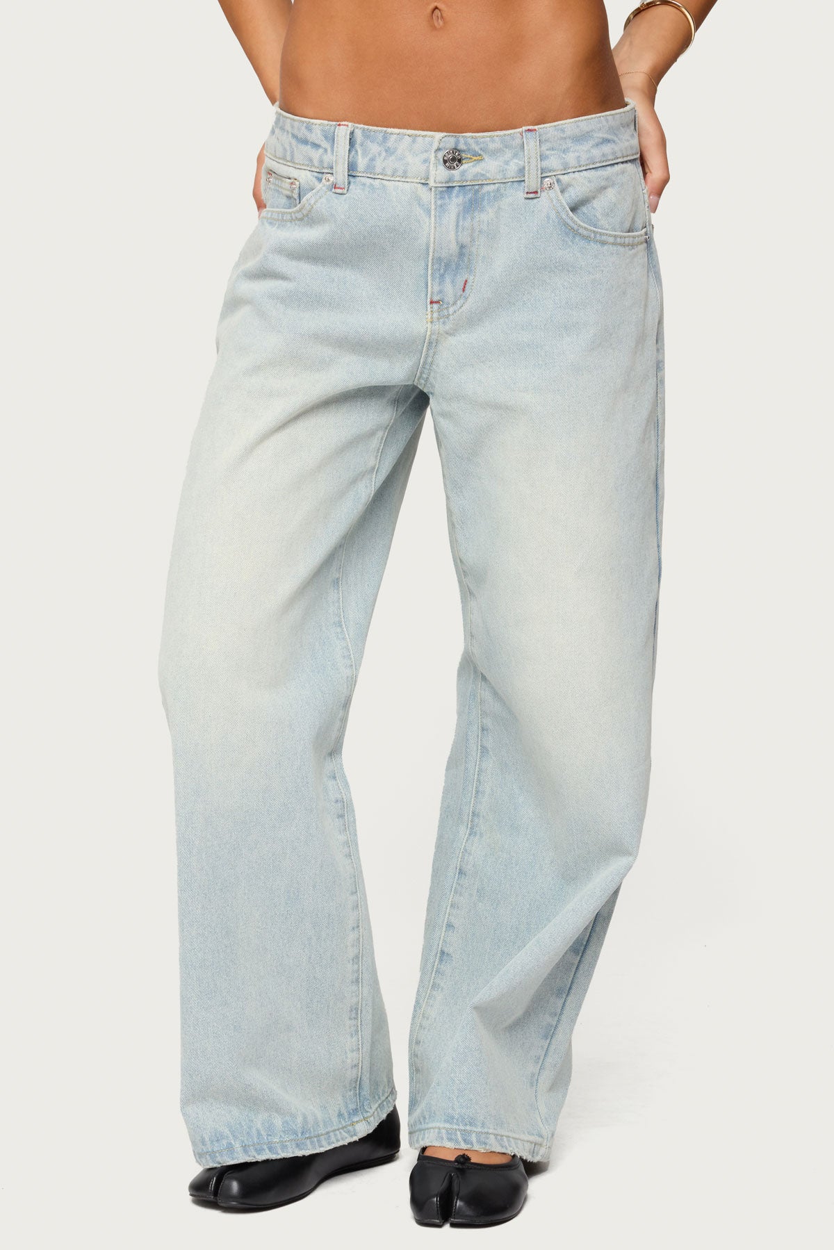 Petite Ace Low Rise Baggy Jeans - Image 2