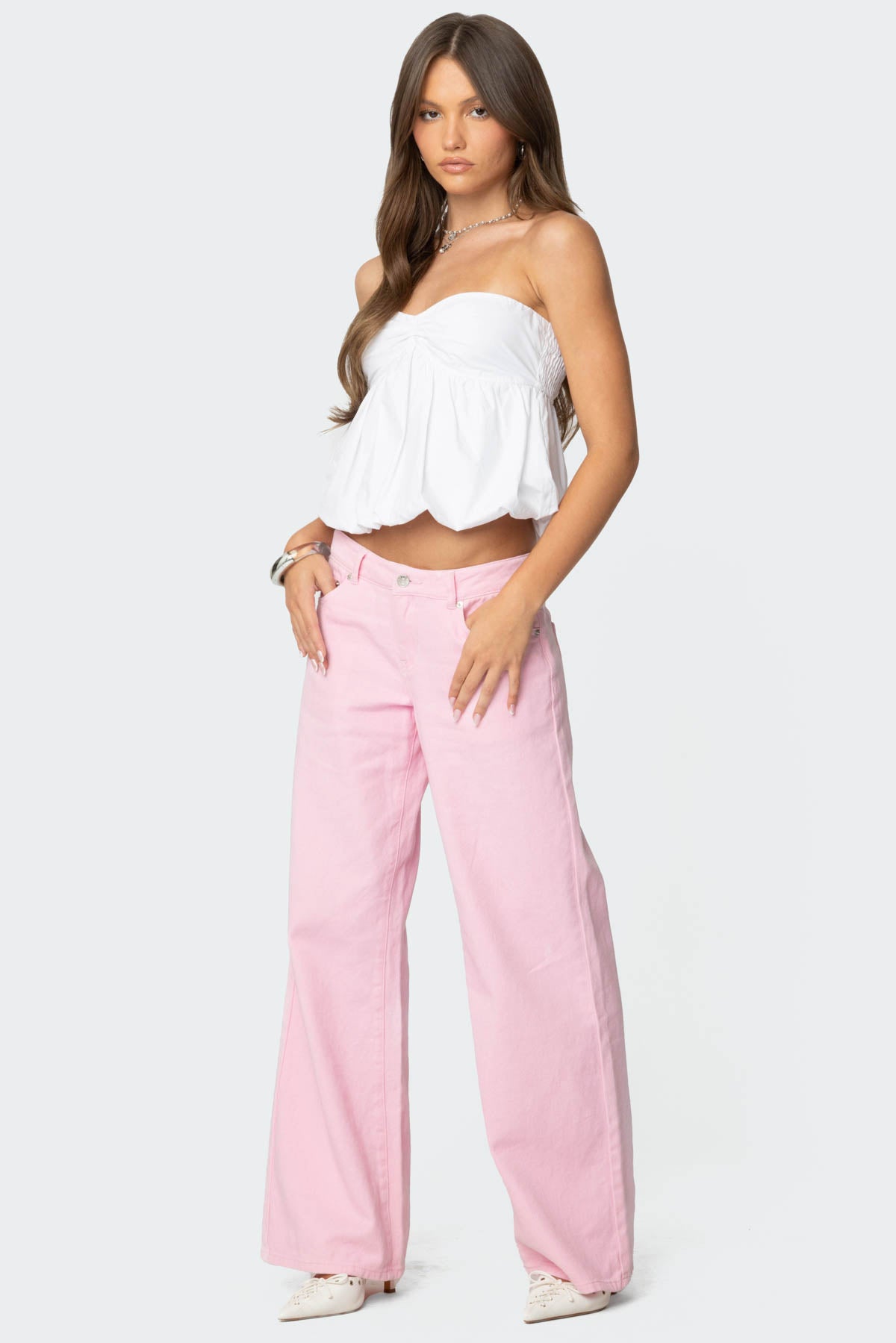 Roman Low Rise Baggy Jeans - Image 3