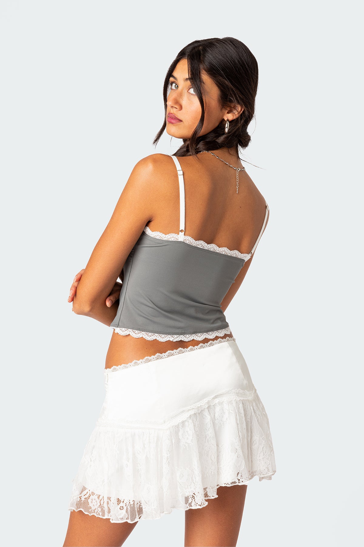 Alara Lace Trim Tank Top - Image 4