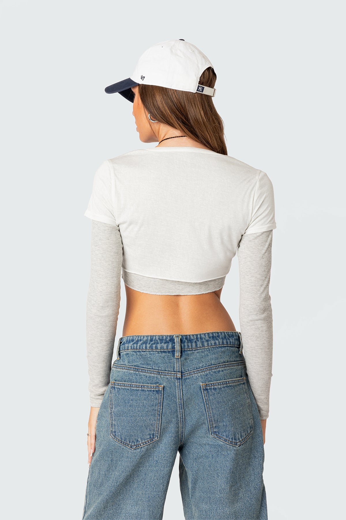 Layered Long Sleeve T Shirt - Image 4