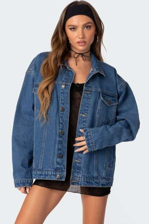 Dalia Oversized Denim Jacket