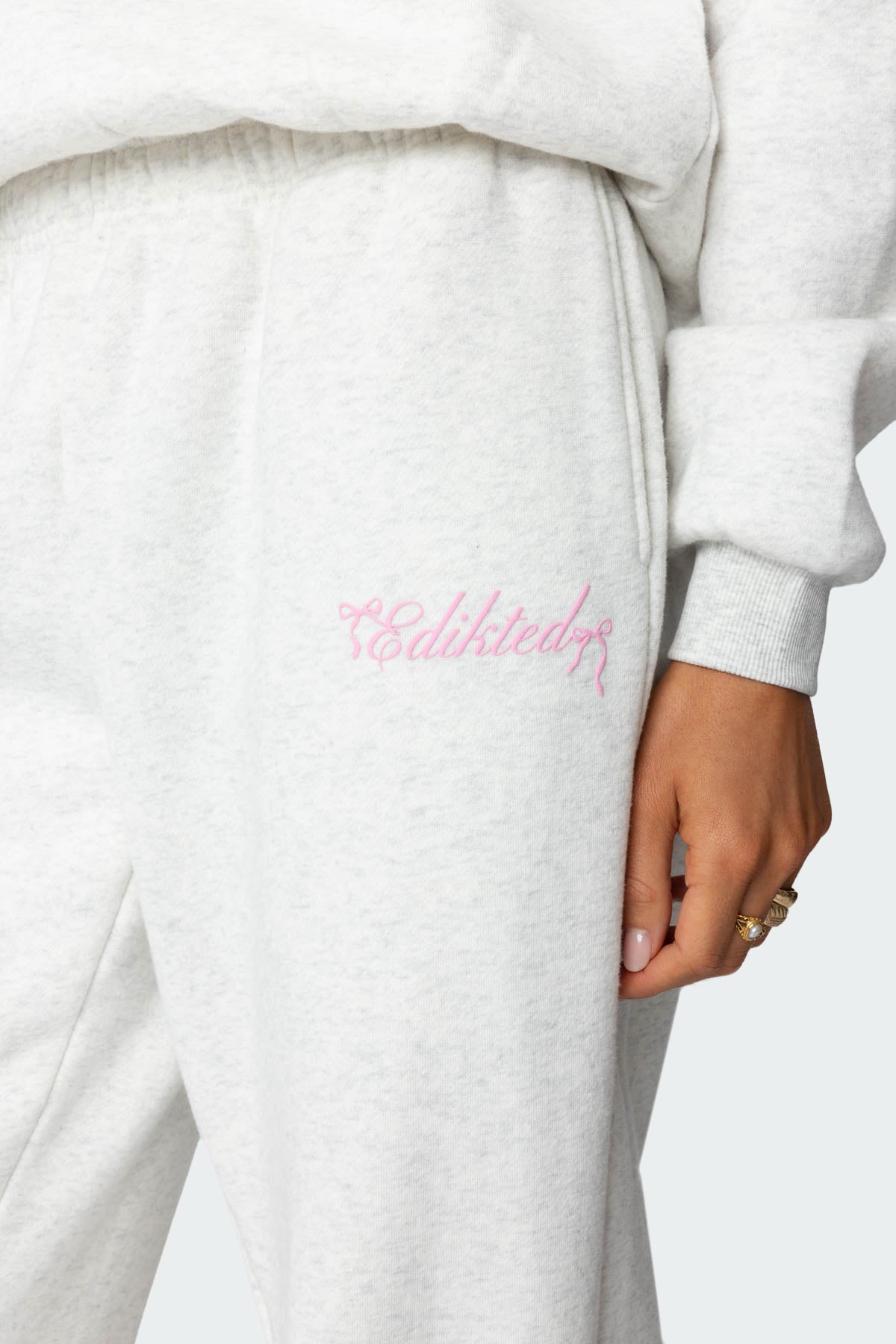 Sasha Bow Detail Sweatpants - Image 3
