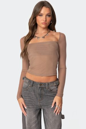 Marta Mesh Top