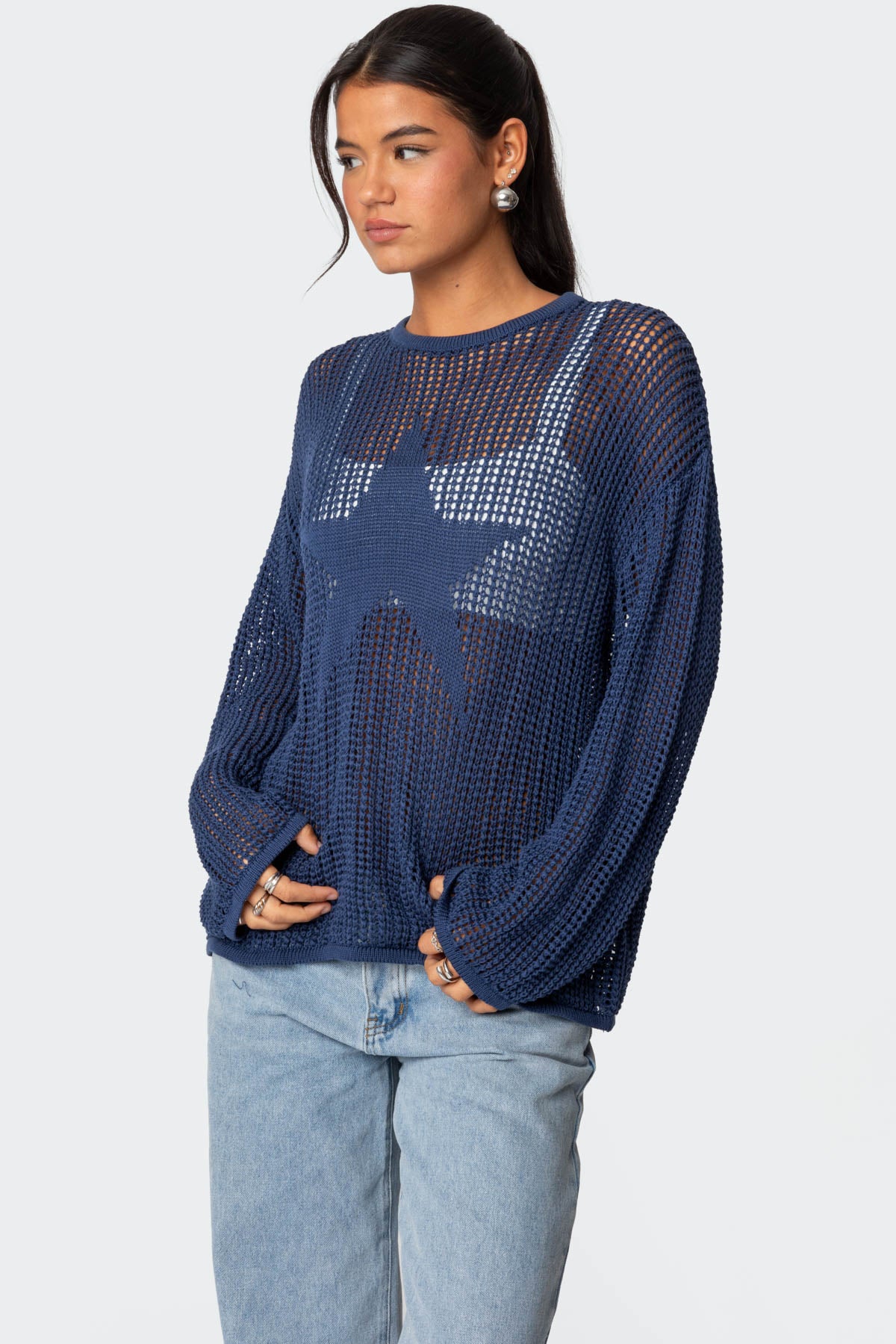Seeing Stars Oversized Sweater - Image 3