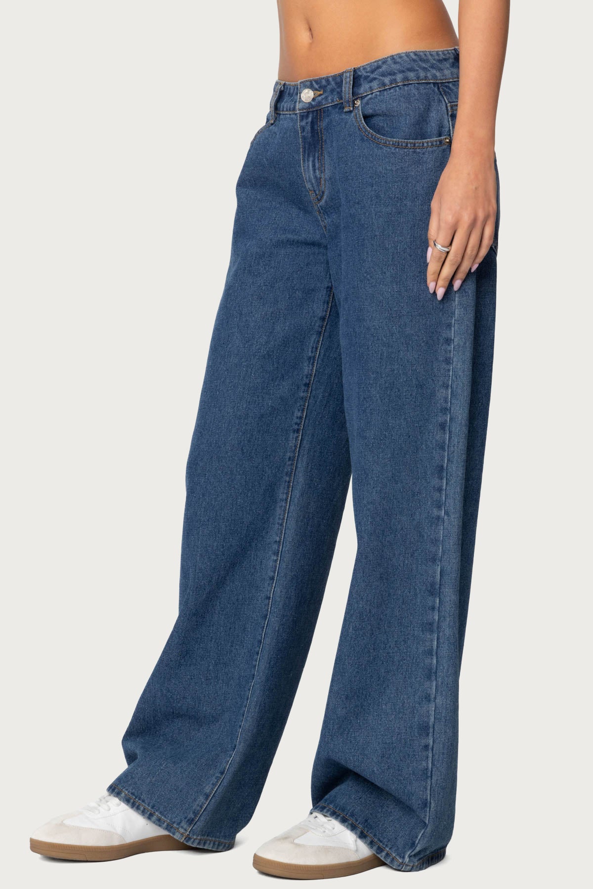Raelynn Washed Low Rise Baggy Jeans - Image 5