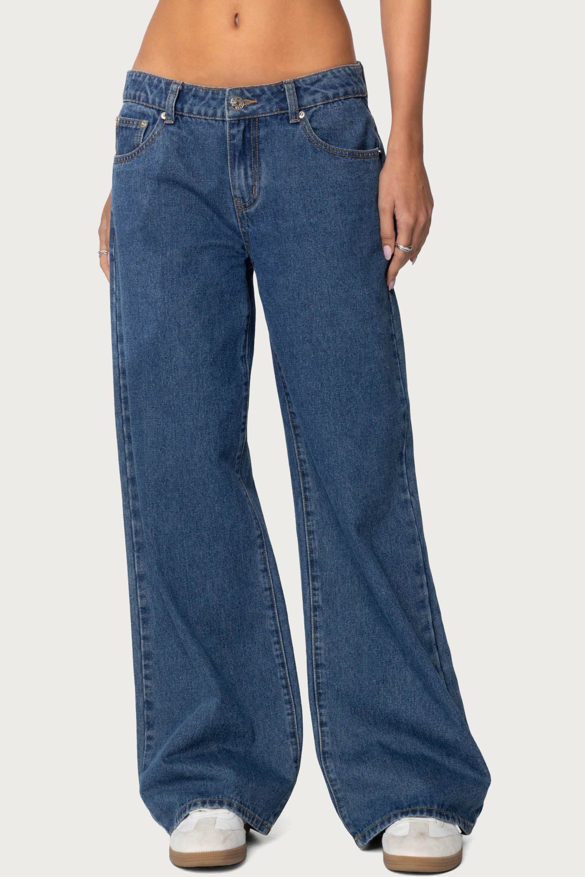 Raelynn Washed Low Rise Baggy Jeans - Image 2