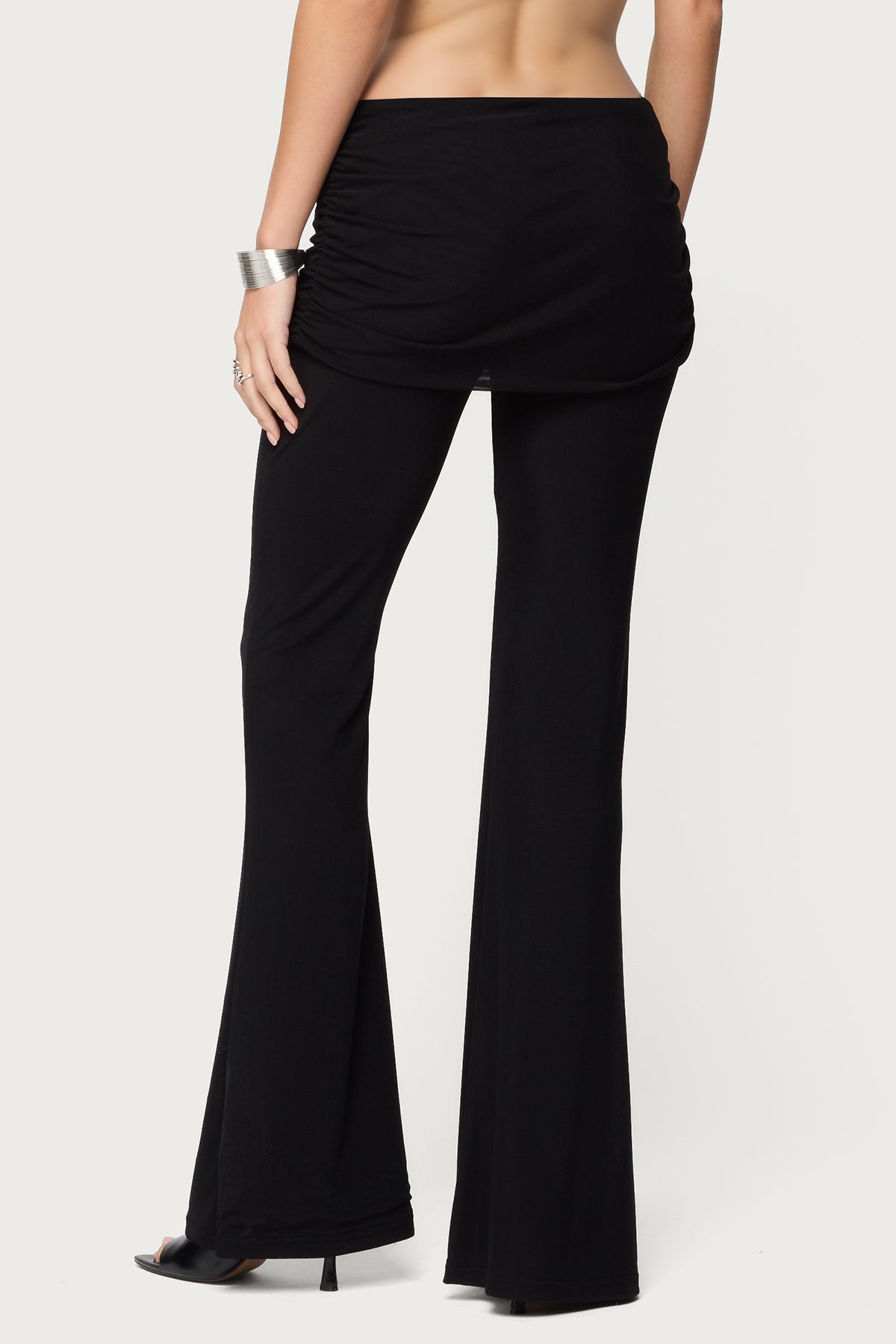 Halli Foldover Mini Skirt Pants - Image 4